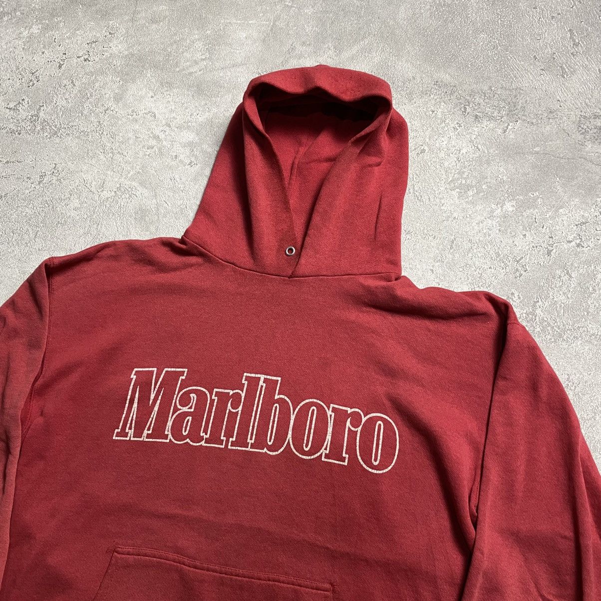 Marlboro Vintage Marlboro Hoodie Sun Faded Size L Size US L / EU 52-54 / 3 - 2 Thumbnail