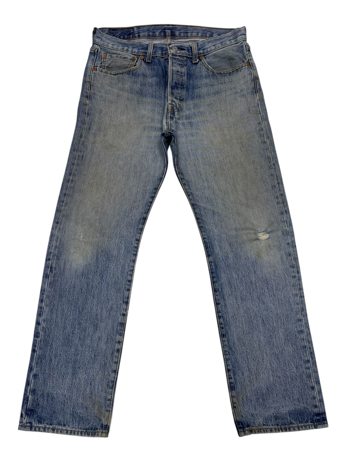 Levi's × Undercover Vintage Levis 501 Kurt Cobain Distressed Denim Jeans Size US 33 - 7 Thumbnail