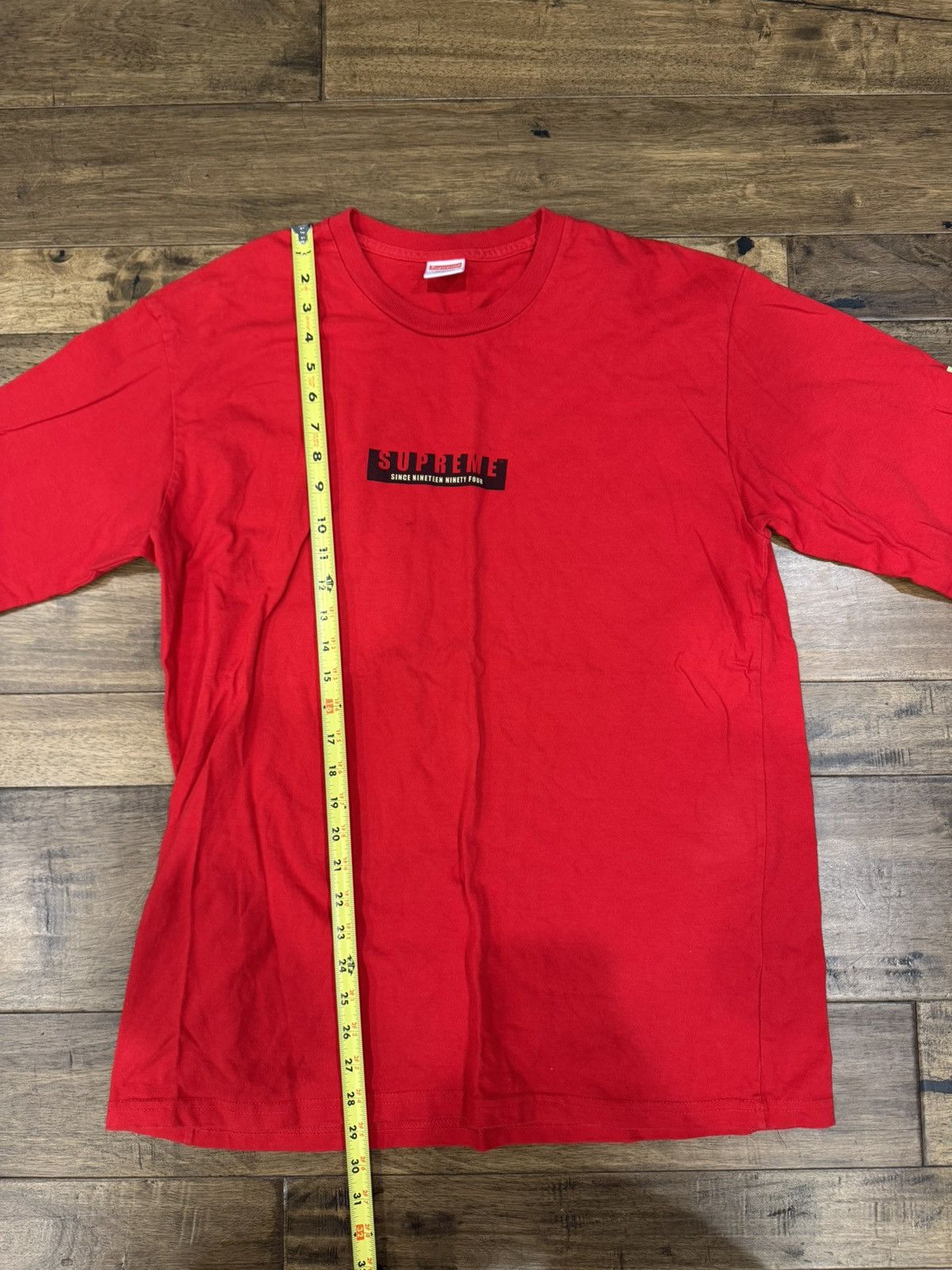 Supreme Supreme Red long sleeve Size US L / EU 52-54 / 3 - 5 Thumbnail