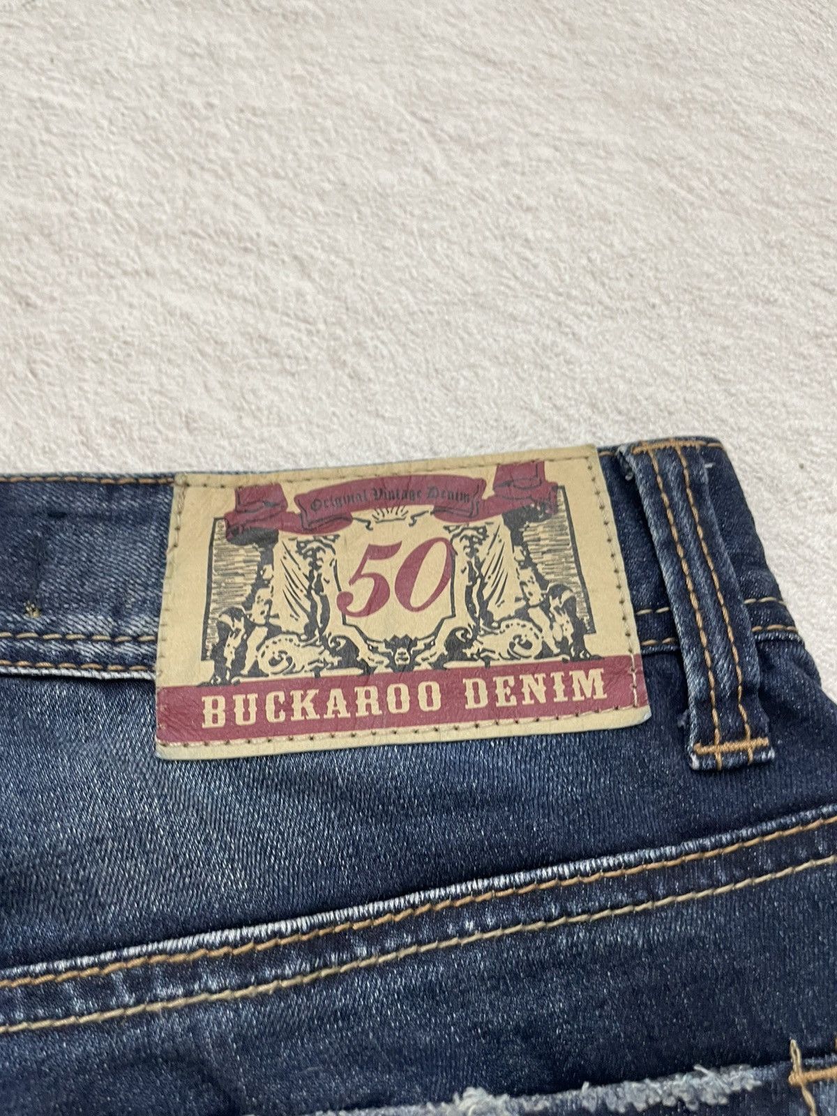 Japanese Brand 2000s Buckaro Mudwash Distressed Y2K Japan Brand Embroidered Size US 29 - 9 Thumbnail