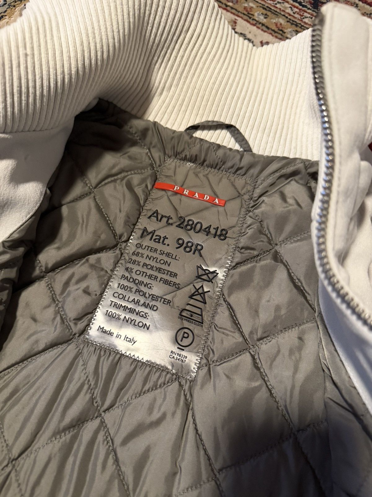Prada Prada Linea Rossa Long Coat Luxury Women’s Streetwear Hype Size L / US 10 / IT 46 - 12 Thumbnail