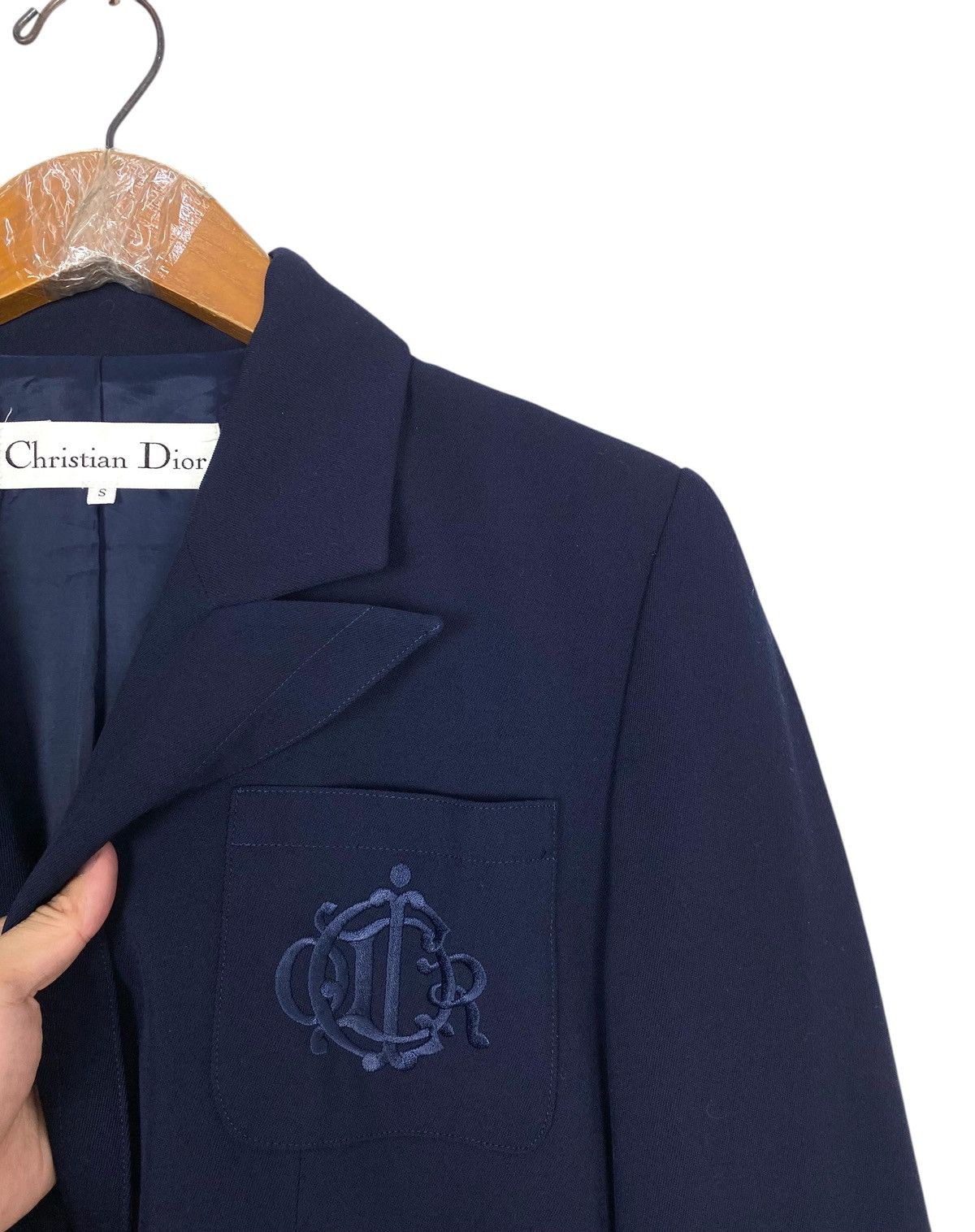 Christian Dior Monsieur Rare‼️ Vintage Christian Dior Double Collar Blazer Size S / US 4 / IT 40 - 5 Thumbnail