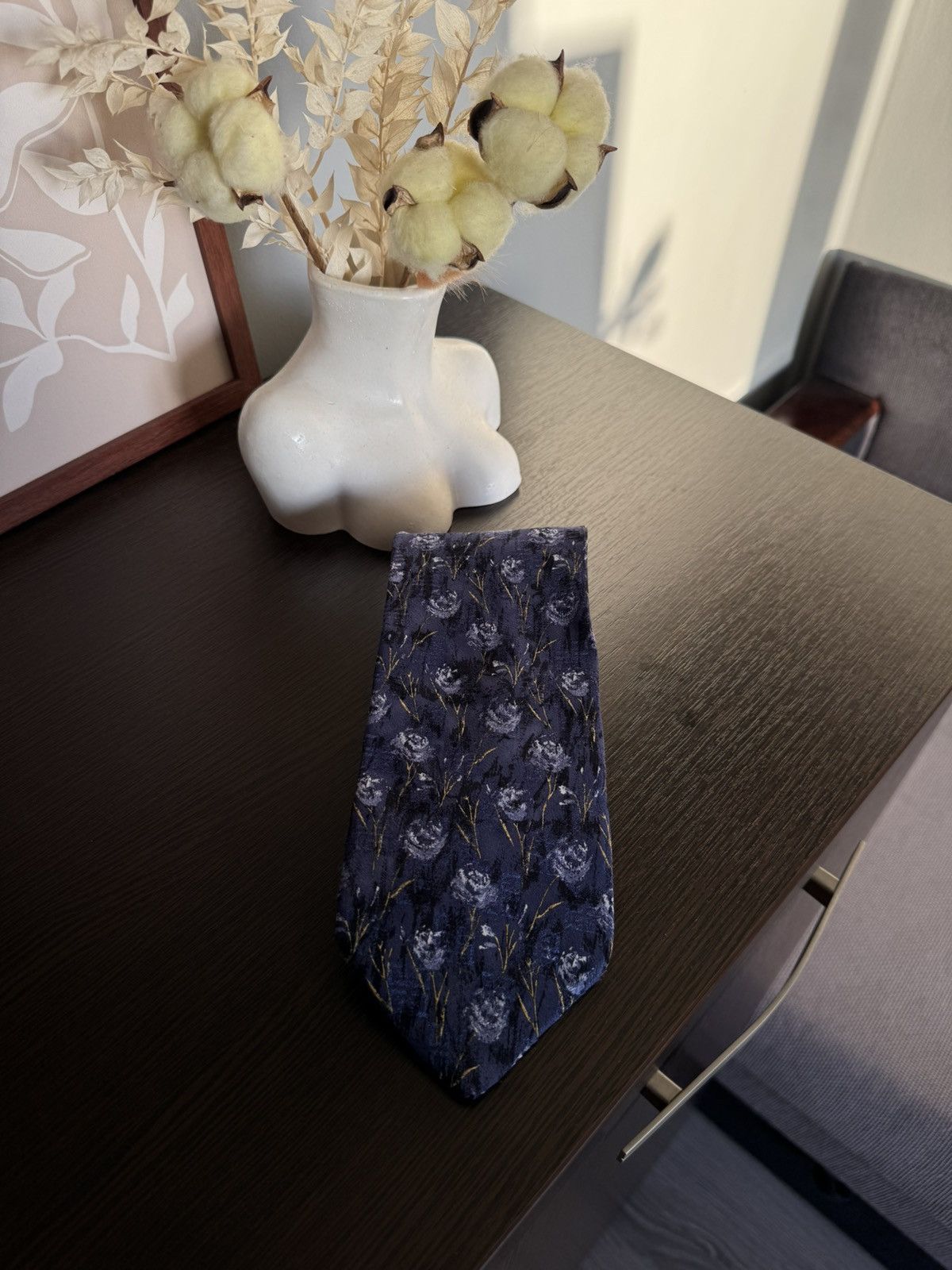 Givenchy Givenchy Floral Monogram silk tie Size ONE SIZE - 3 Thumbnail
