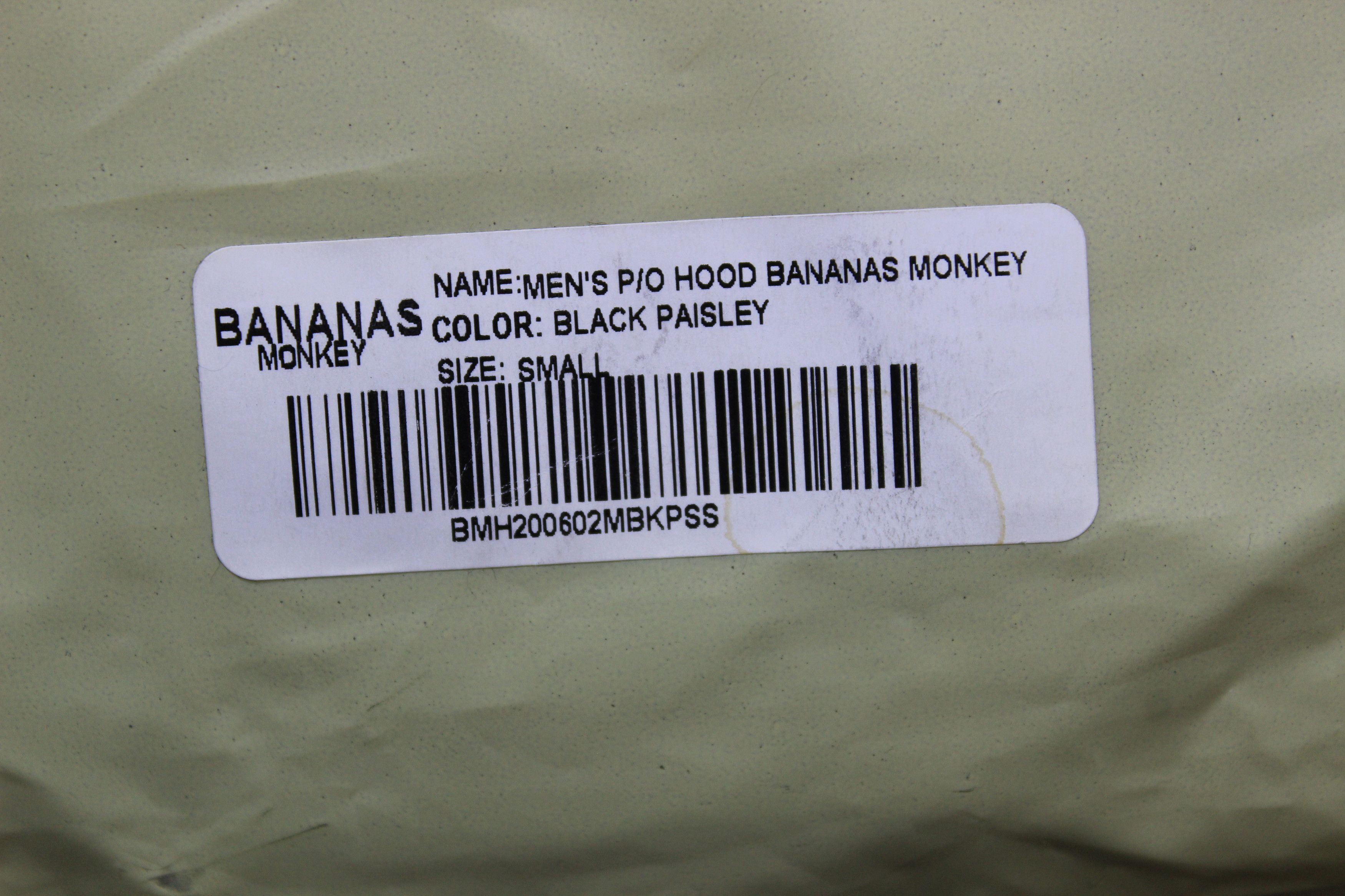Other Bananas Monkey Black Paisley Hoodie Size US S / EU 44-46 / 1 - 4 Thumbnail