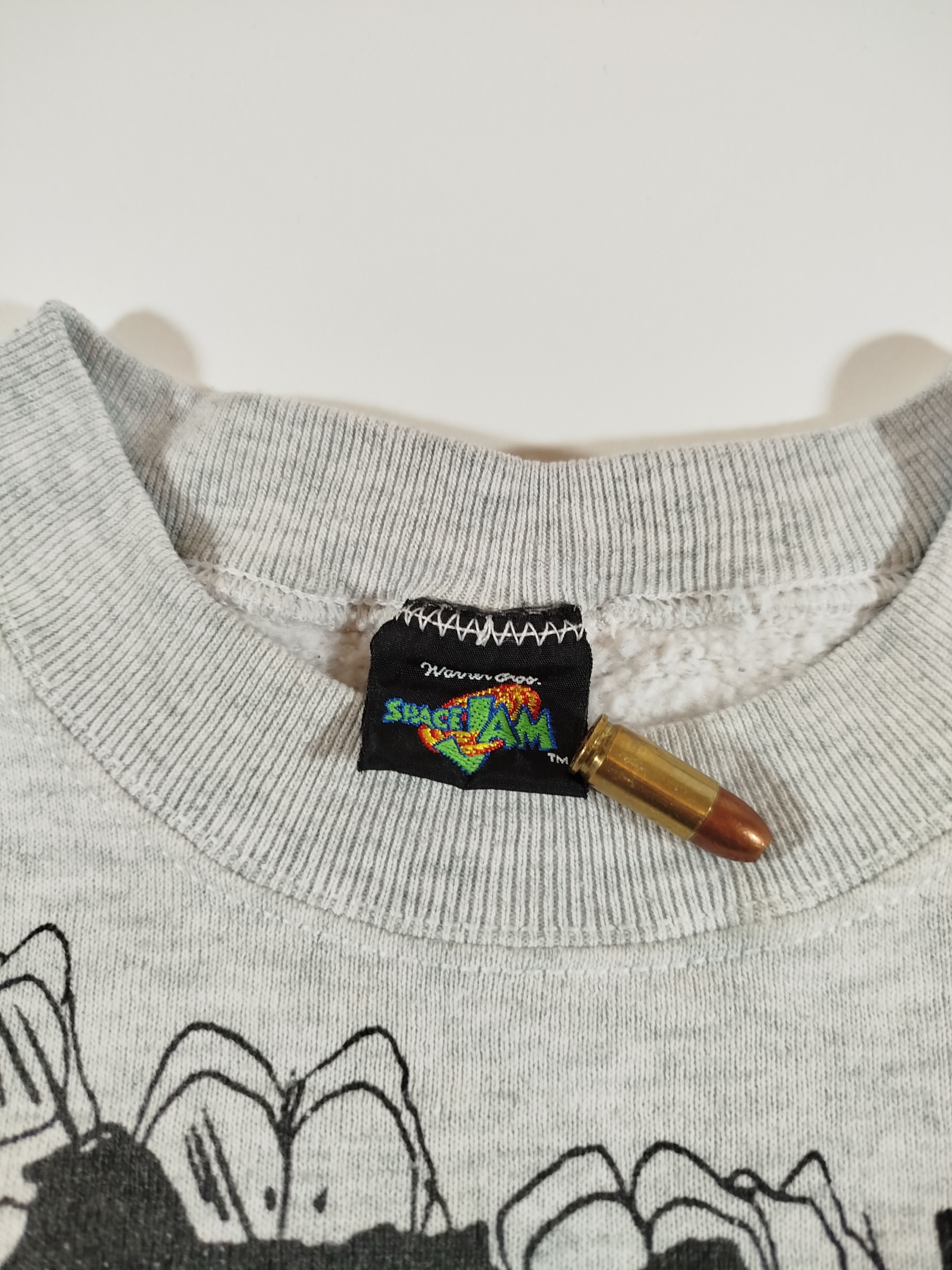Vintage × Warner Bros Vintage Space Jam Crewneck Taz All Over Print Size US M / EU 48-50 / 2 - 9 Thumbnail