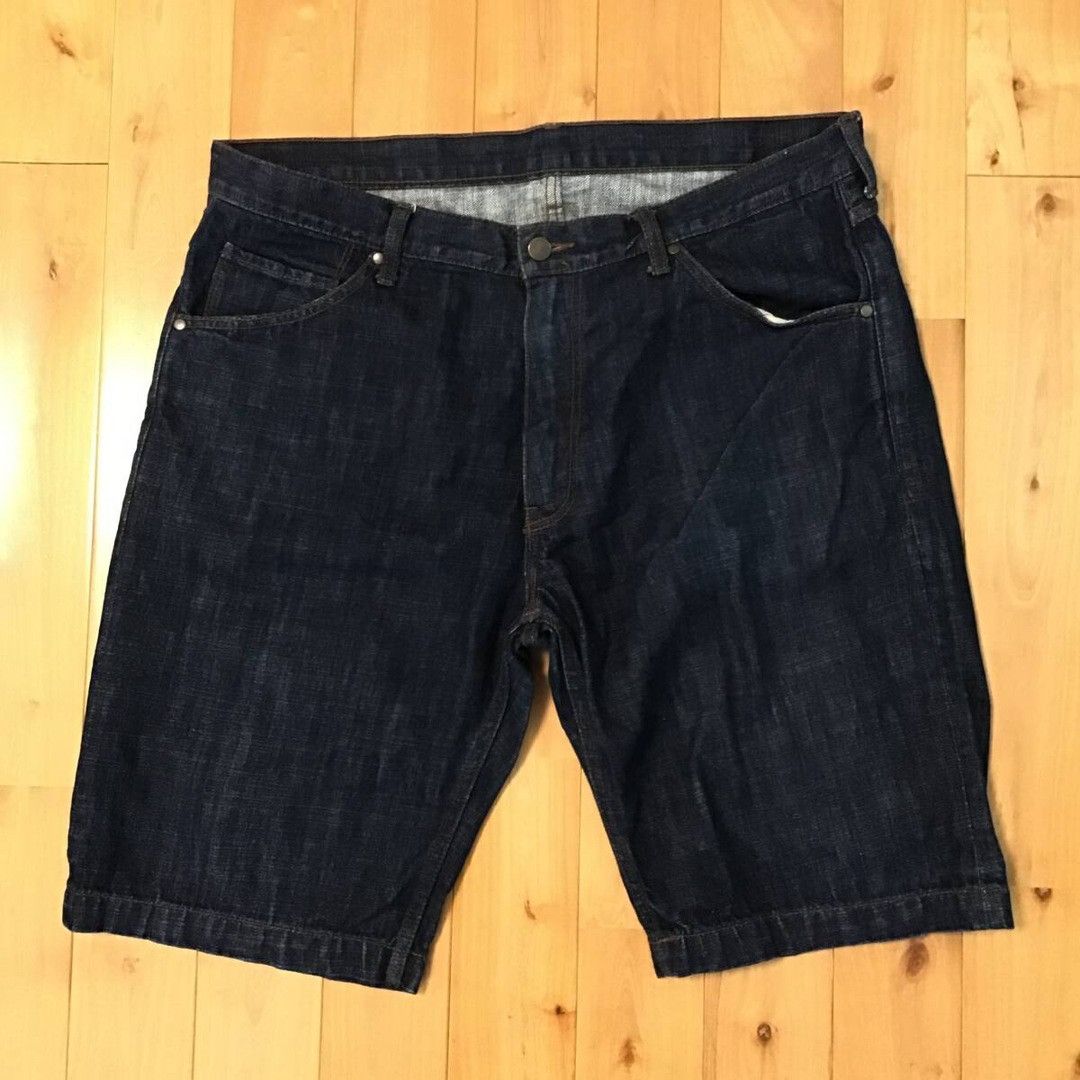 Bape ☠️Pirate Store limited☠️ BAPE CROSS BORN Denim Shorts ★size XL Size US 36 / EU 52 - 2 Thumbnail