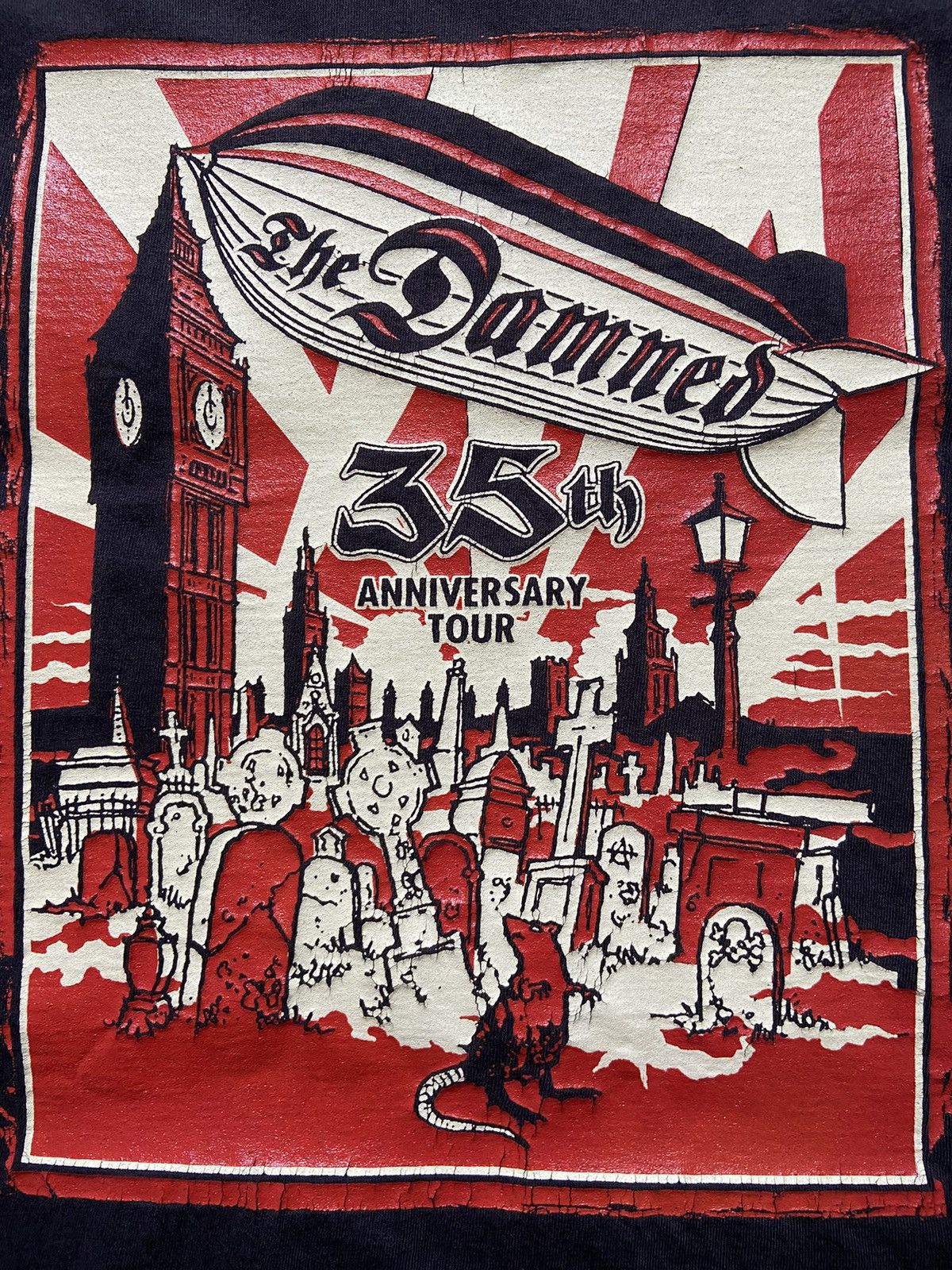 Band Tees The Damned Anniversary Tour Tee Vintage Rock Punk Size US XL / EU 56 / 4 - 2 Thumbnail