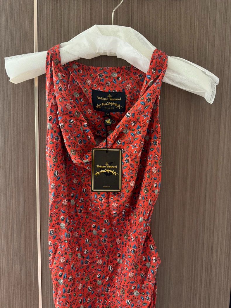 Vivienne Westwood Vivienne Westwood Red floral dress Size XS / US 0-2 / IT 36-38 - 2 Thumbnail