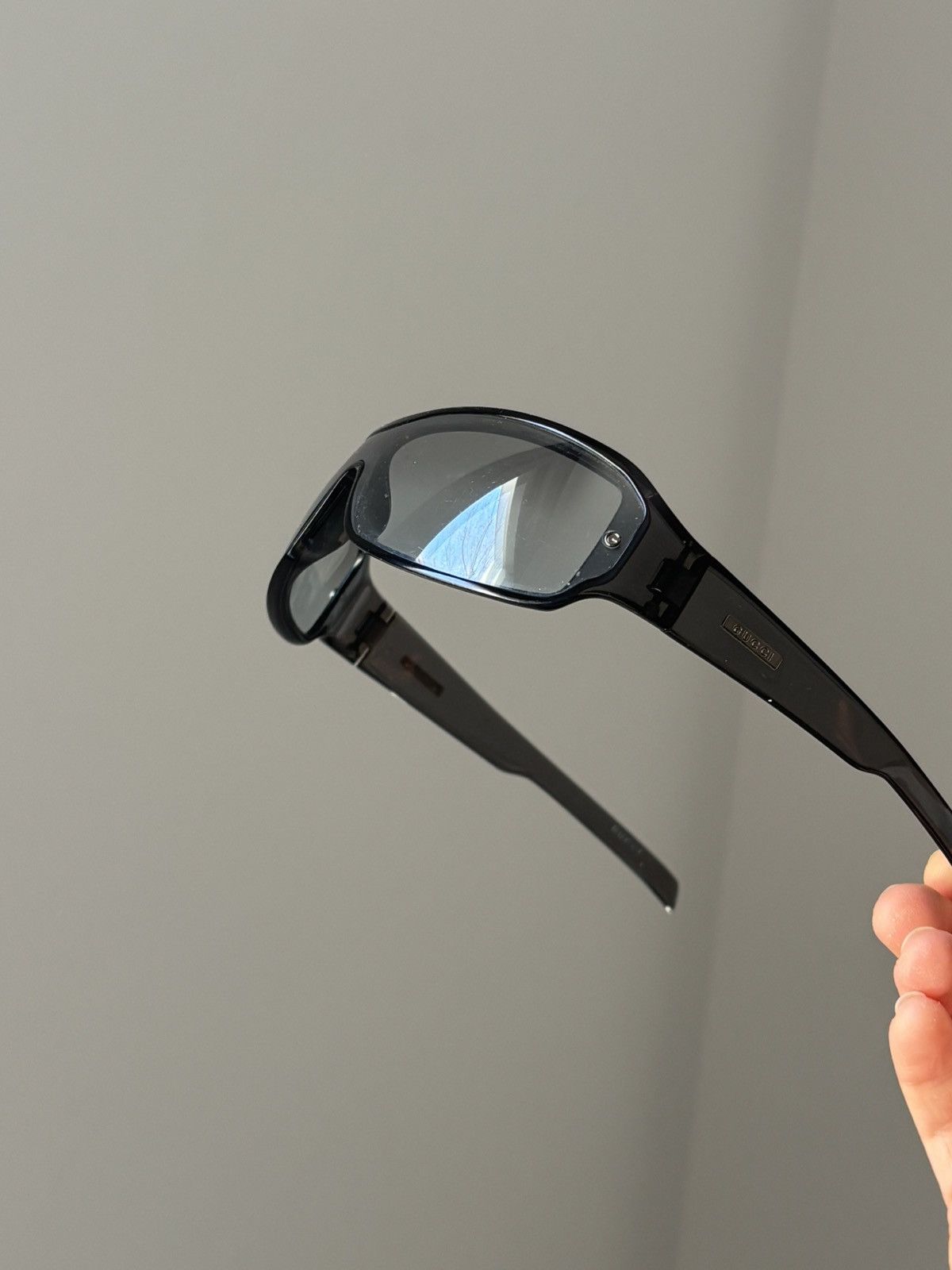 Gucci × Tom Ford × Vintage Gucci Sunglasses GG Mask Logo Shield GG Sport Vintage Size ONE SIZE - 3 Thumbnail