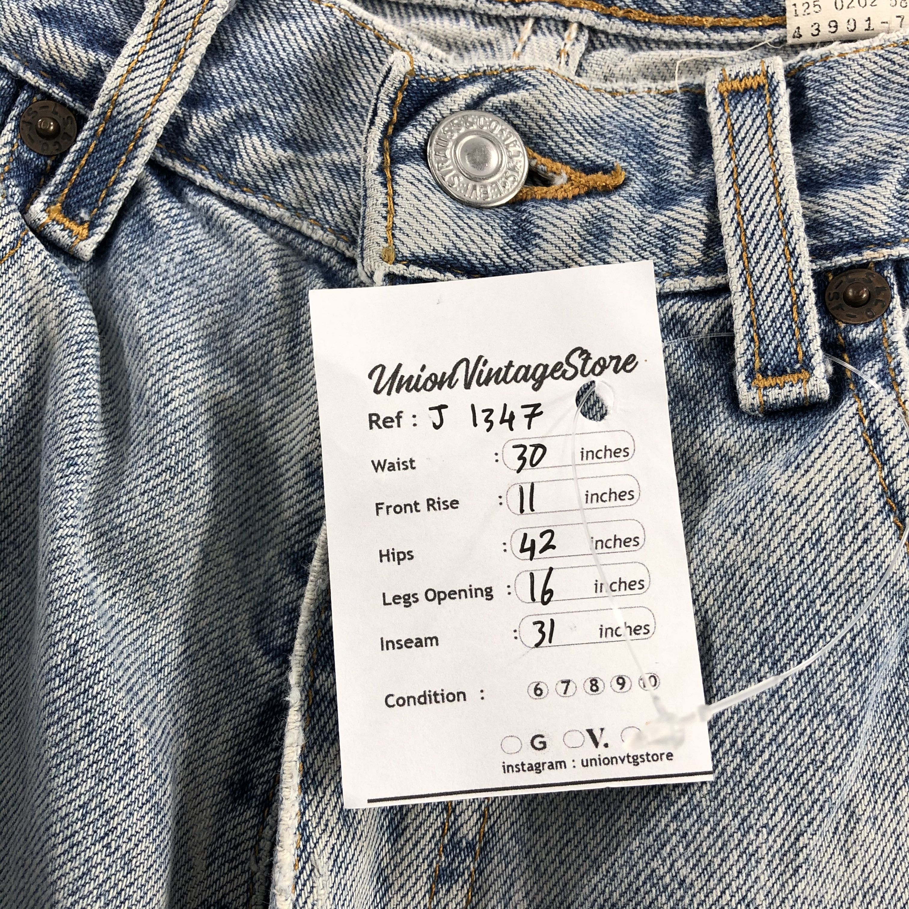 Levi's 90s Vintage Light Wash Levis 359 Jeans- J1347 Size US 30 / EU 46 - 12 Thumbnail