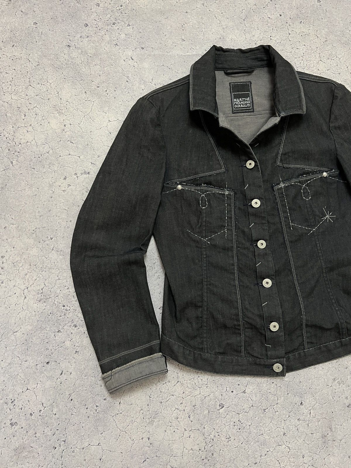 Marithe + Francois Girbaud Vintage Marithe Francois Girbaud Women's Denim Jacket Y2K Size S / US 4 / IT 40 - 2 Thumbnail