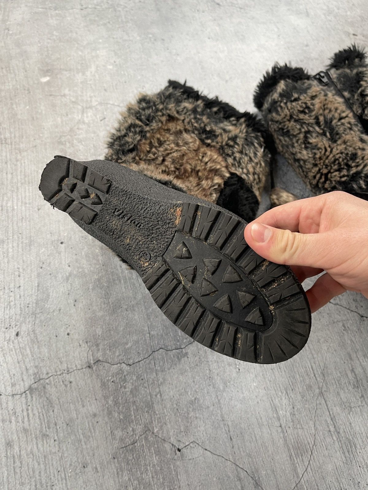 Moon Boot Mink Snow Boots High Boots Yeti Fur Boots Suede Rare Size 40 Size US 8.5 / IT 38.5 - 4 Thumbnail
