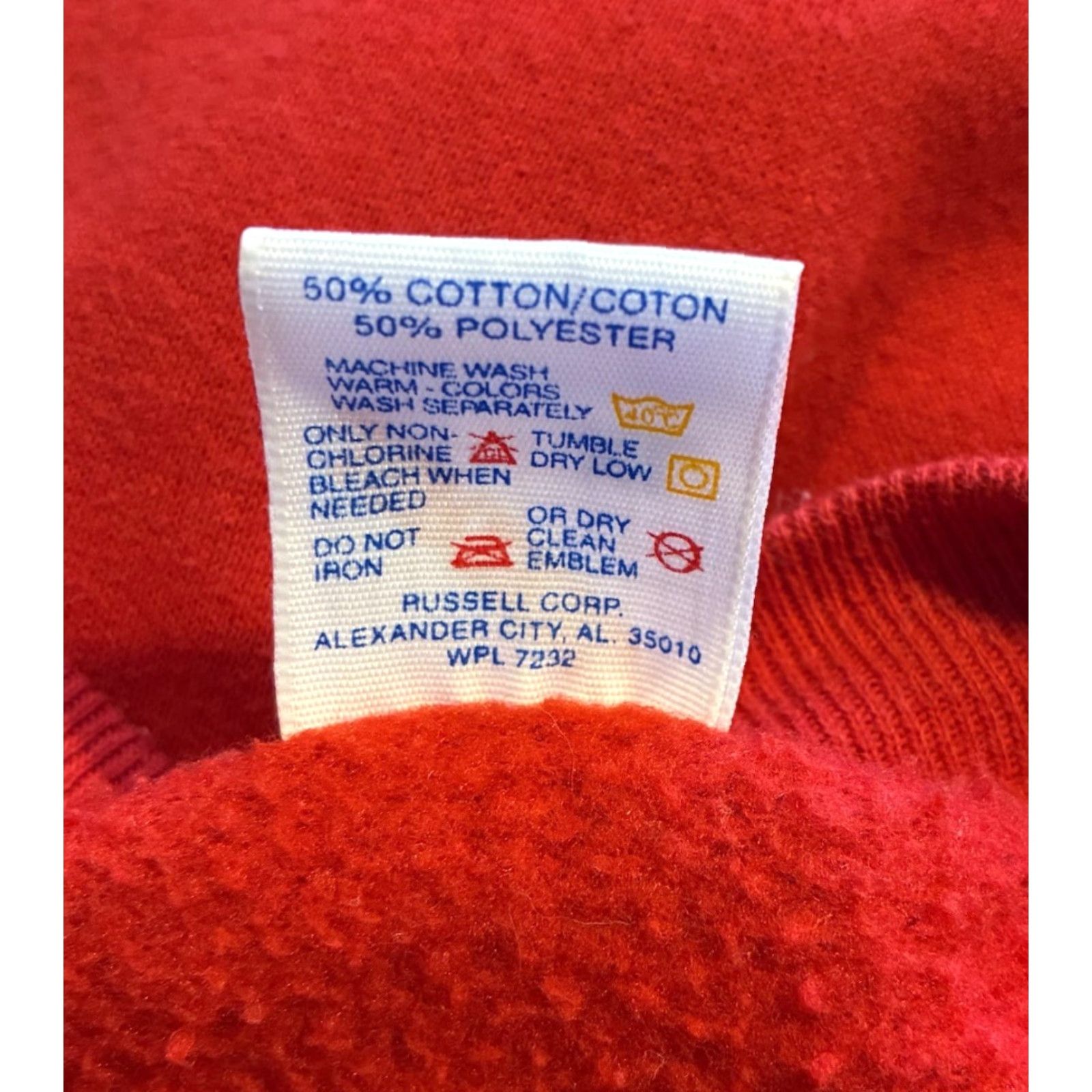 Jerzees VINTAGE Candy Hearts Sweatshirt Crewneck XL Red Women 90s USA Jerzees Pullover Crew Neck Long Sleeve Hearts Size XL / US 12-14 / IT 48-50 - 6 Thumbnail