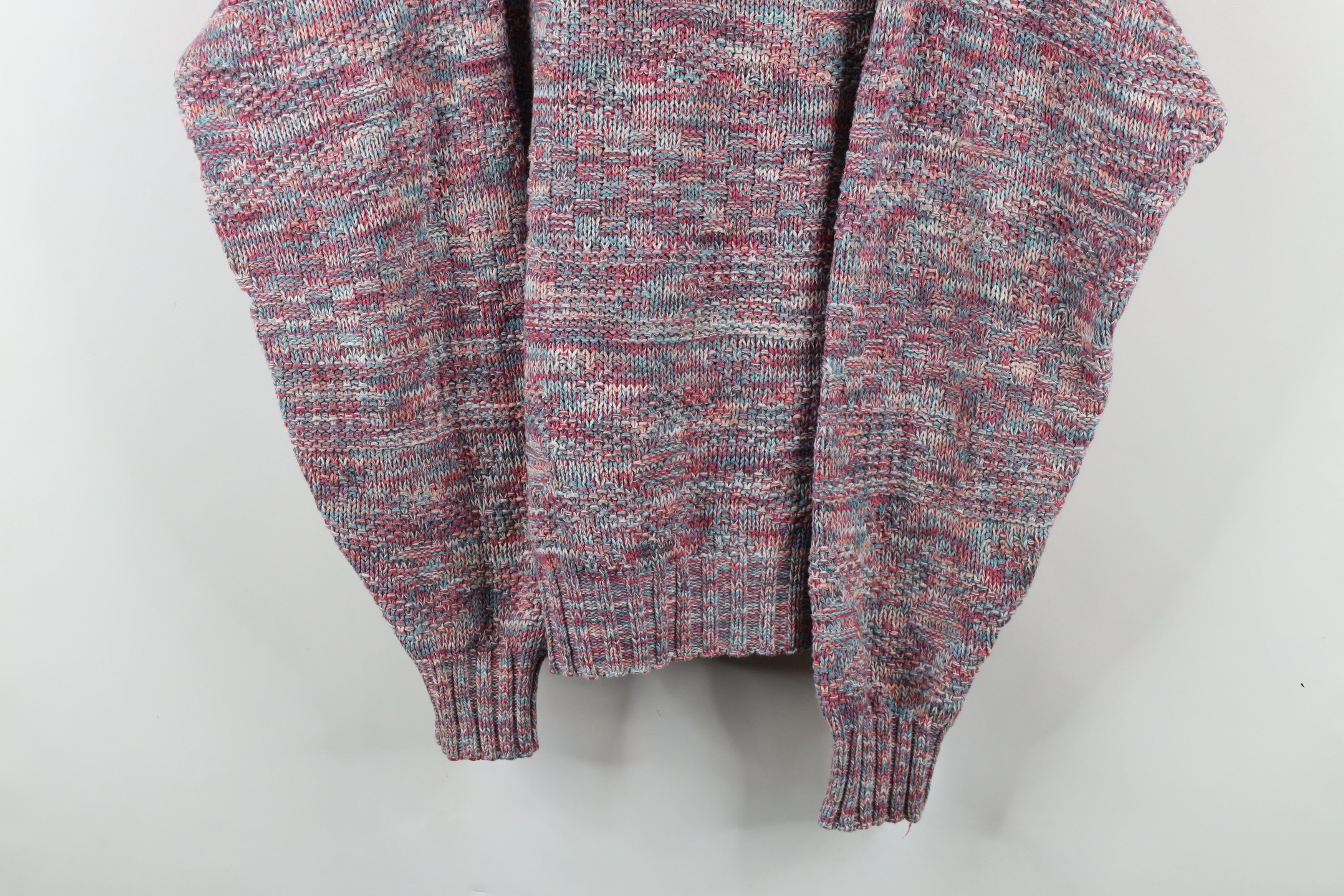 Vintage Vintage 90s Streetwear Weave Knit Crewneck Sweater USA Size US L / EU 52-54 / 3 - 3 Thumbnail