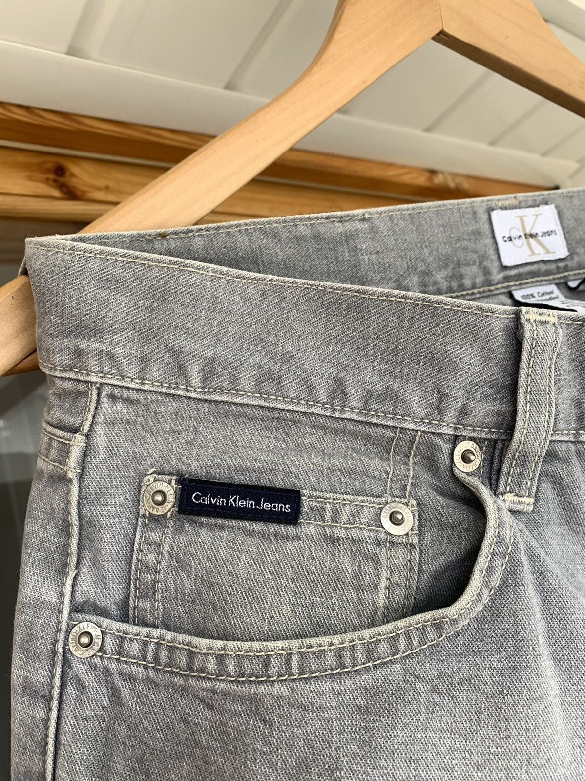 Calvin Klein Calvin Klein Vintage Jeans Grey Denim Size 32 Size US 32 / EU 48 - 3 Thumbnail