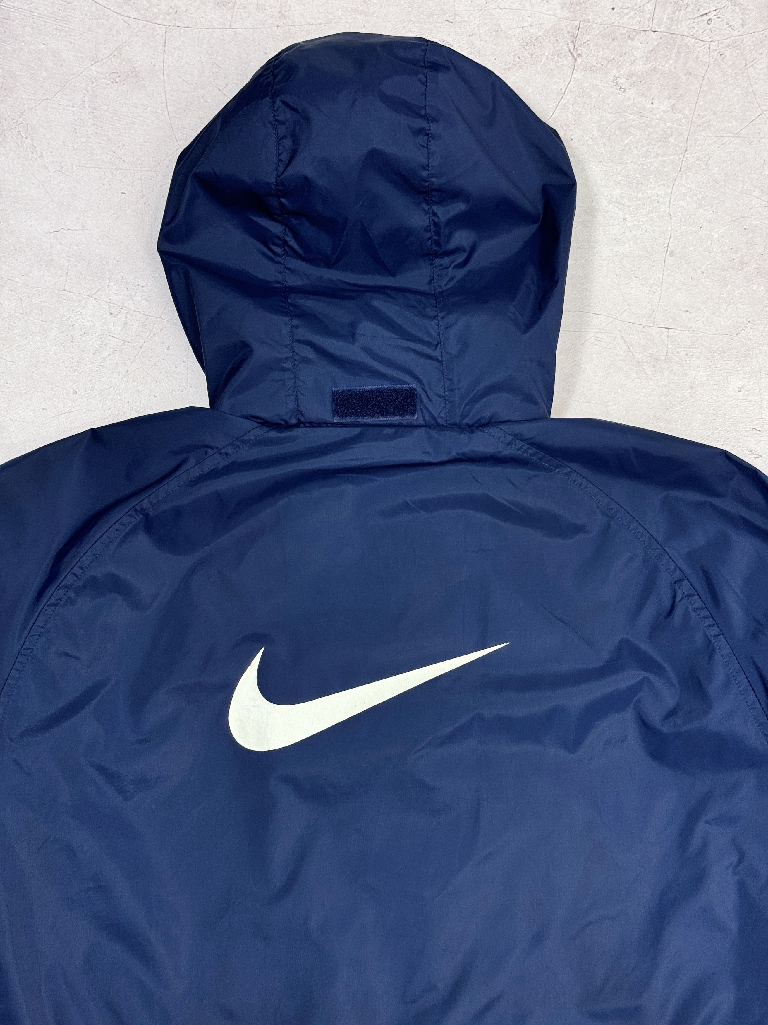 Nike × Vintage Y2K Nike Windbreaker Jacket Nylon Big Back Swoosh Logo Size US M / EU 48-50 / 2 - 16 Thumbnail