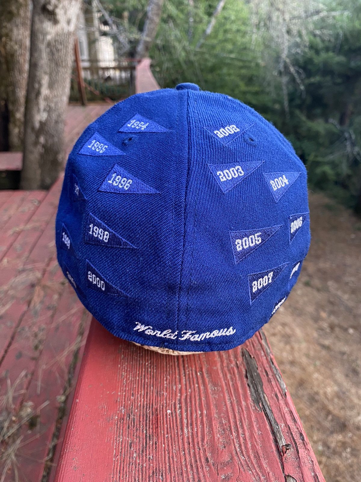 Supreme Supreme 2009 Pennant box logo new era fitted cap 7 & 3/8 Size ONE SIZE - 3 Thumbnail