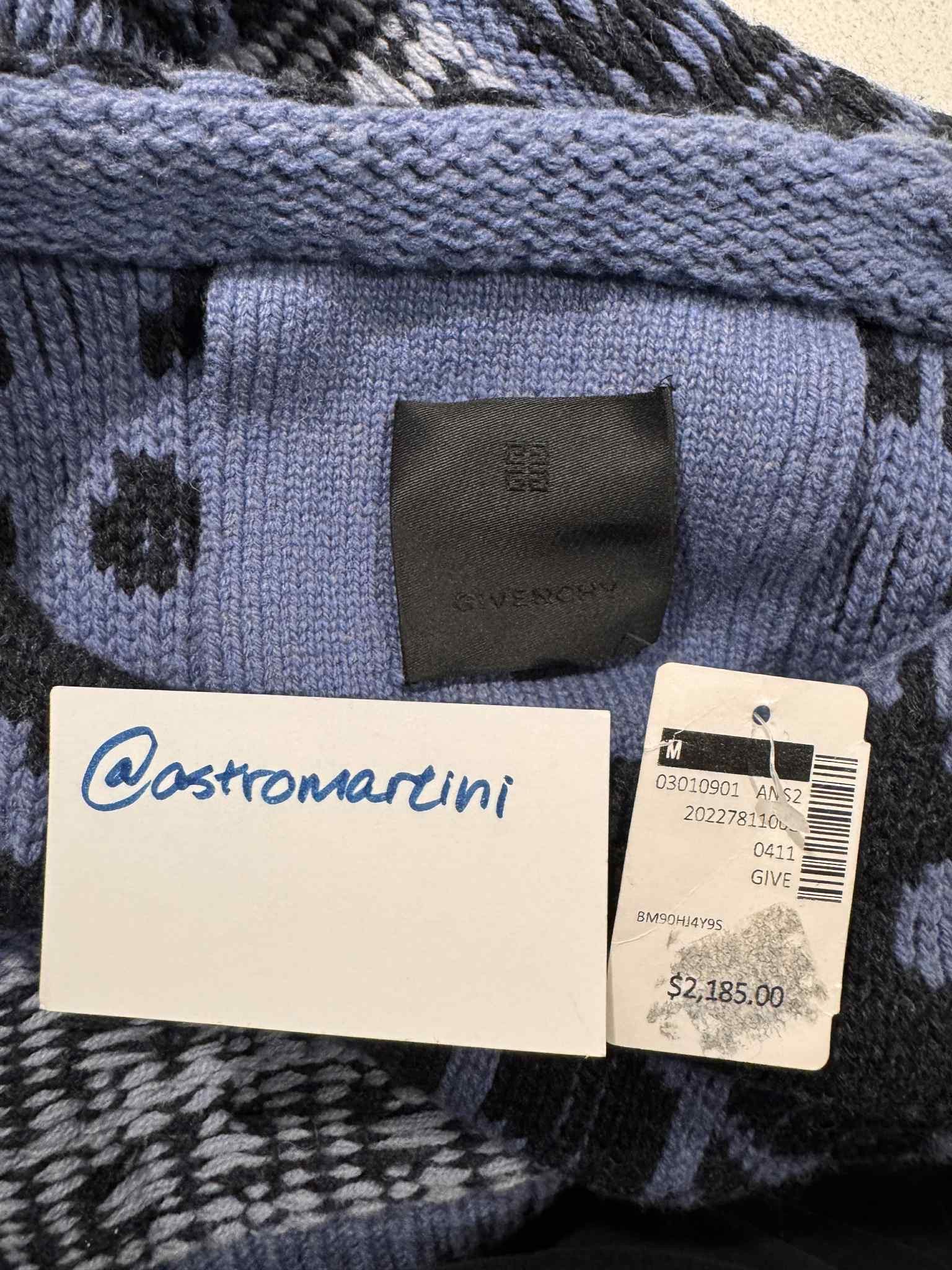 Givenchy Givenchy x Chito SS22 Runway Lambswool Crewneck Sweater Size US M / EU 48-50 / 2 - 3 Thumbnail