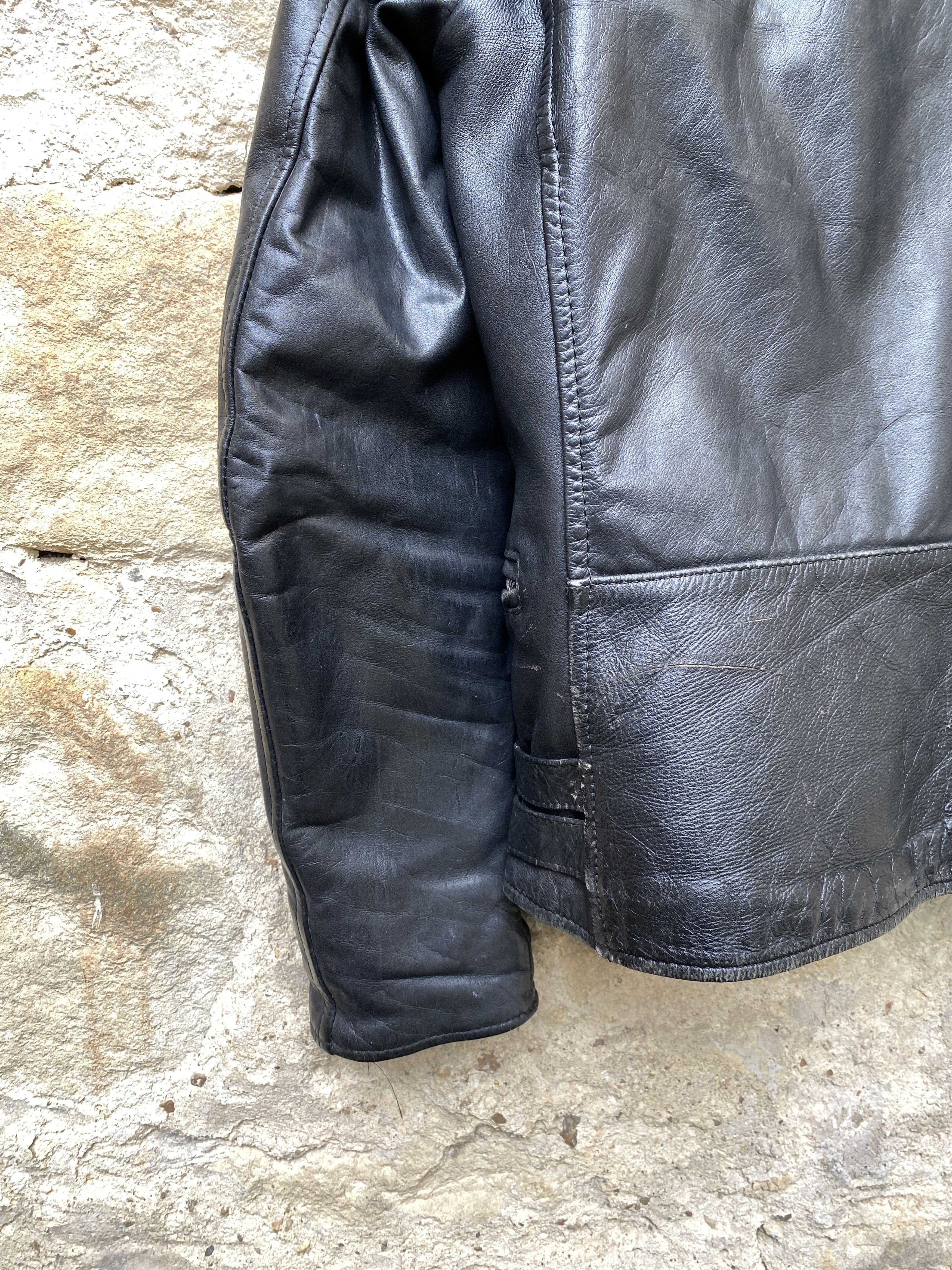 Vintage Vintage 80s True Punk Leather Biker Jacket Size US M / EU 48-50 / 2 - 8 Thumbnail