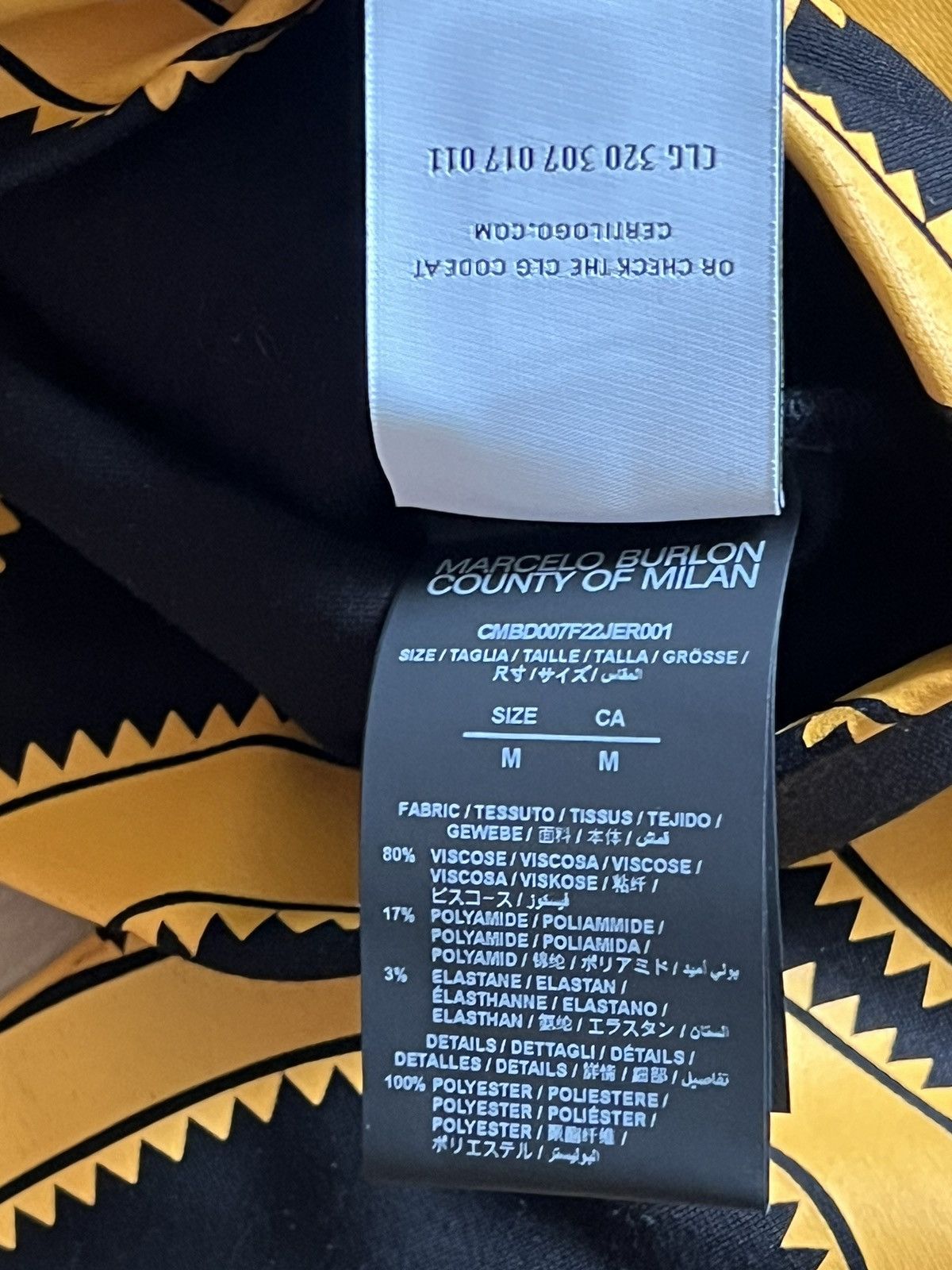 Marcelo Burlon Marcelo Burlon track zip up jacked snake gold luxury Size US M / EU 48-50 / 2 - 9 Thumbnail