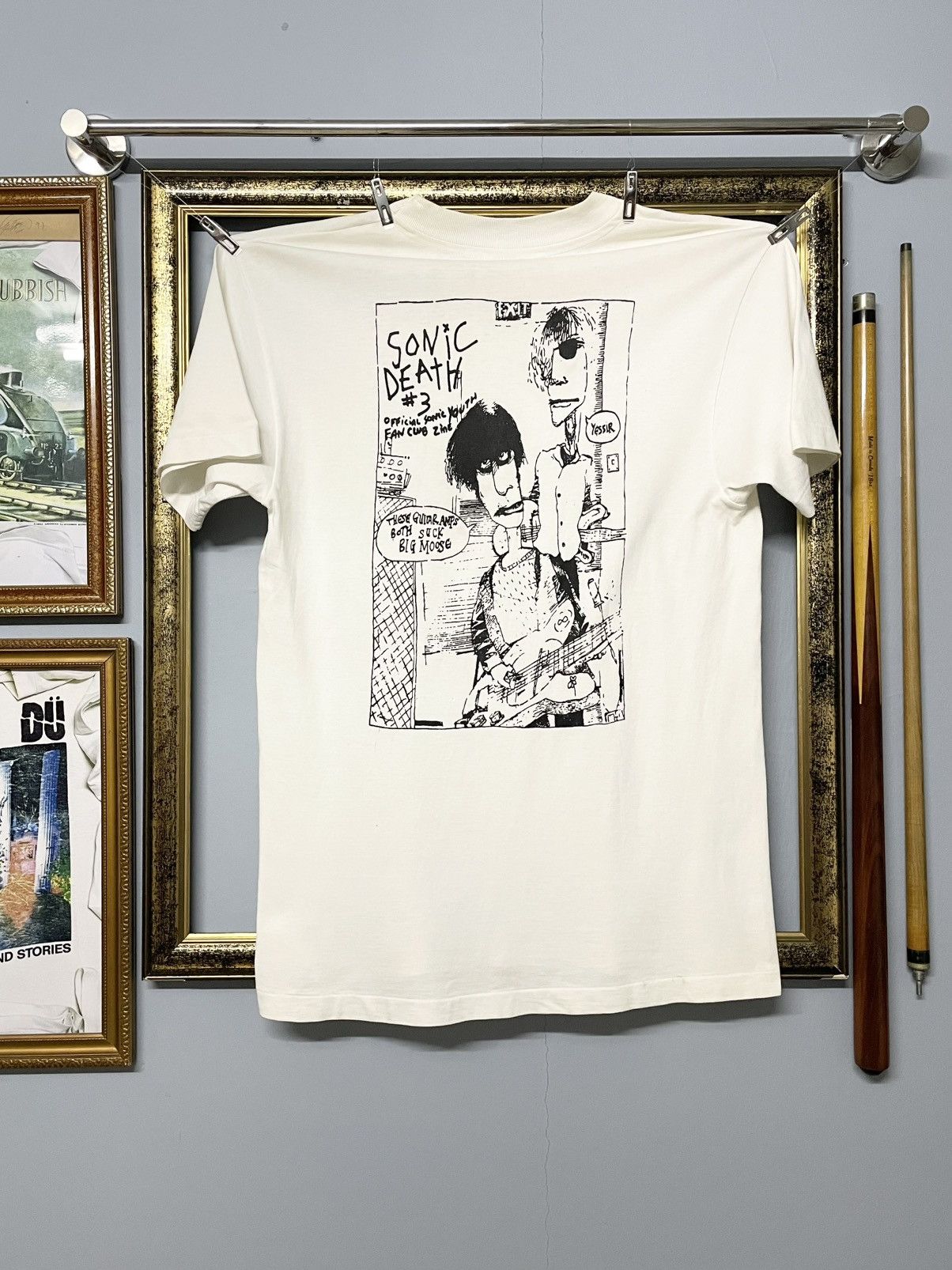 Vintage Vintage 1993 Sonic Youth Sonic Death Fanzine#3 Rare Find Tee Size US M / EU 48-50 / 2 - 1 Thumbnail