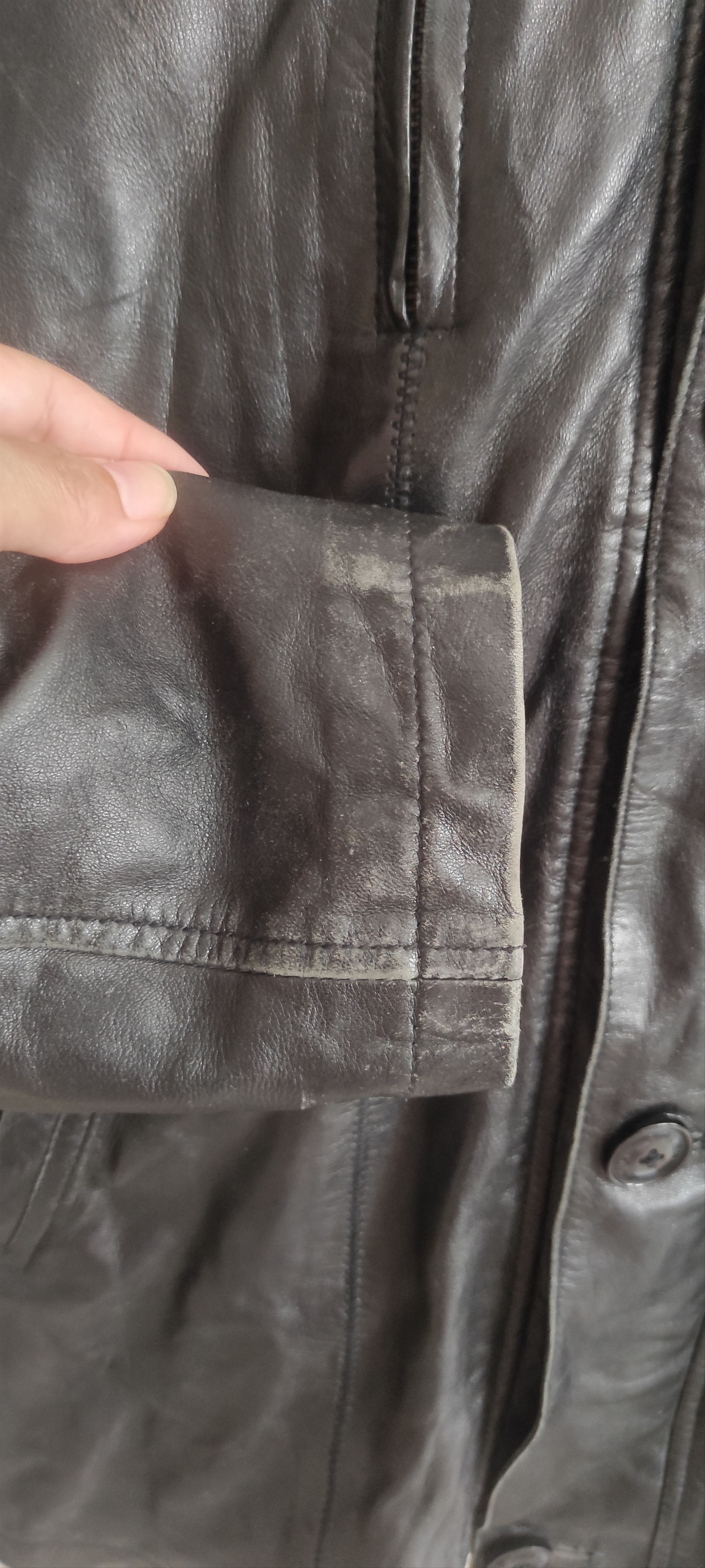 Genuine Leather Giorgio Paris Lamp Skin Soft Leather Moto Jacket Size L Size US L / EU 52-54 / 3 - 7 Thumbnail