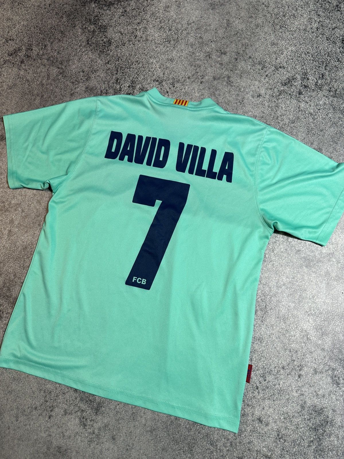 Vintage Vintage F.C. Barcelona 7 David Villa Soccer Jersey Rare Size US S / EU 44-46 / 1 - 1 Thumbnail