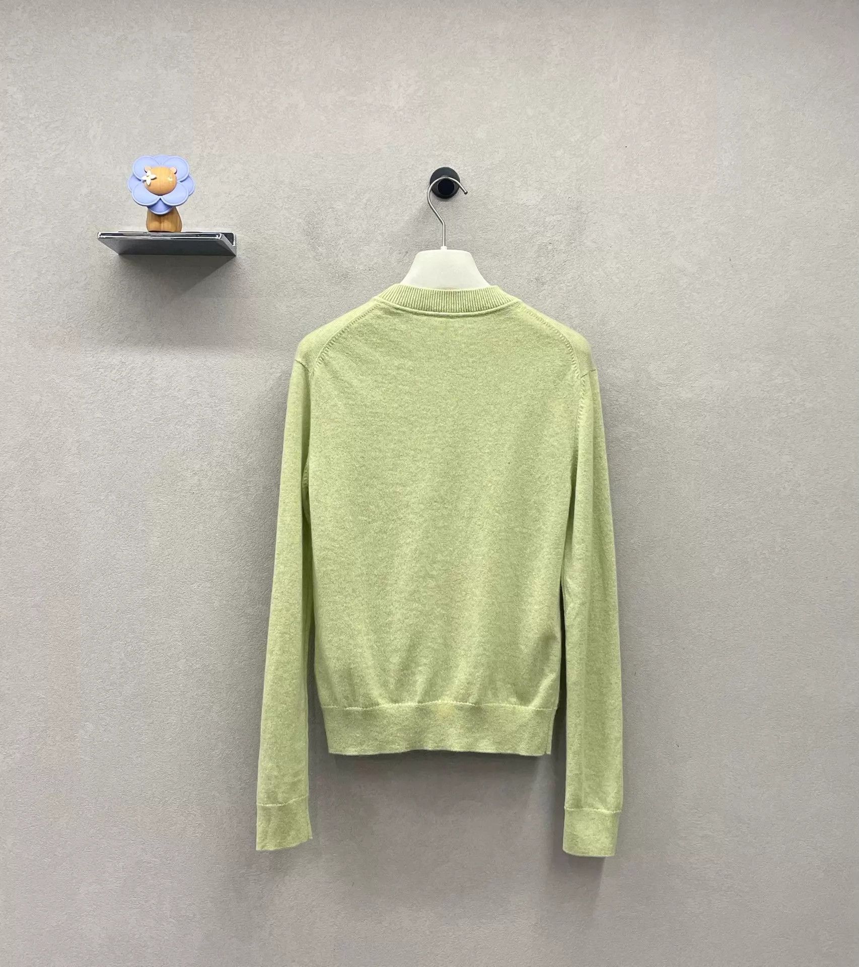 Hermes Hermes UK Made Green Cashmere Sweater Size 36 Logo Size XS / US 0-2 / IT 36-38 - 3 Thumbnail