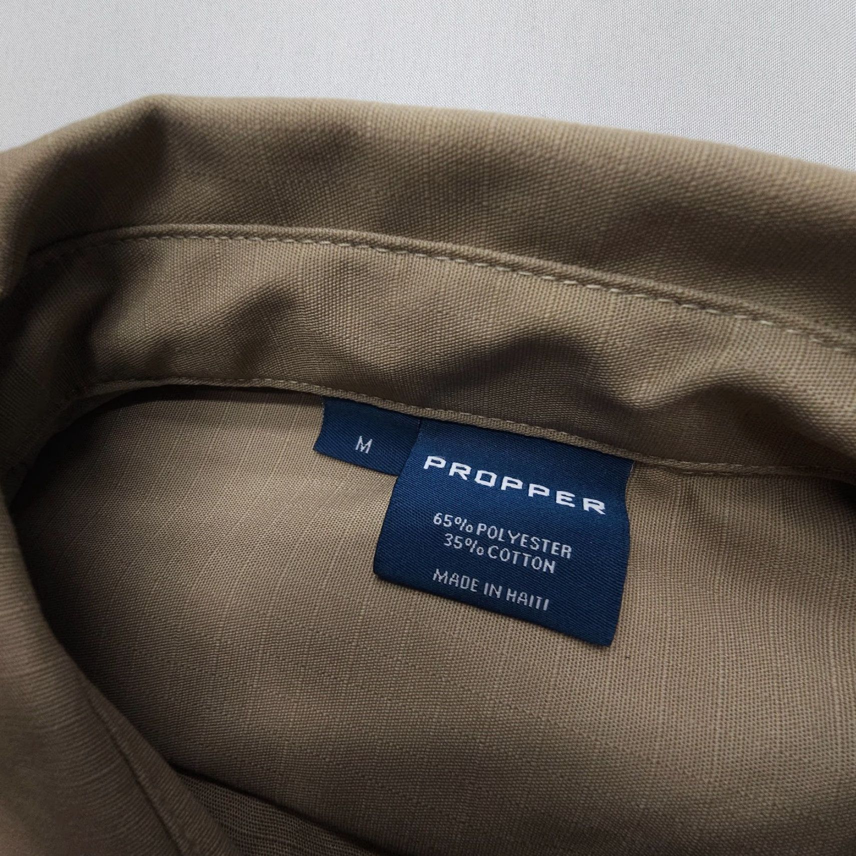 Propper PROPPER Short Sleeve Button Shirt Mens M Tan Tactical Military Ripstop Work Shirt Size US M / EU 48-50 / 2 - 3 Thumbnail