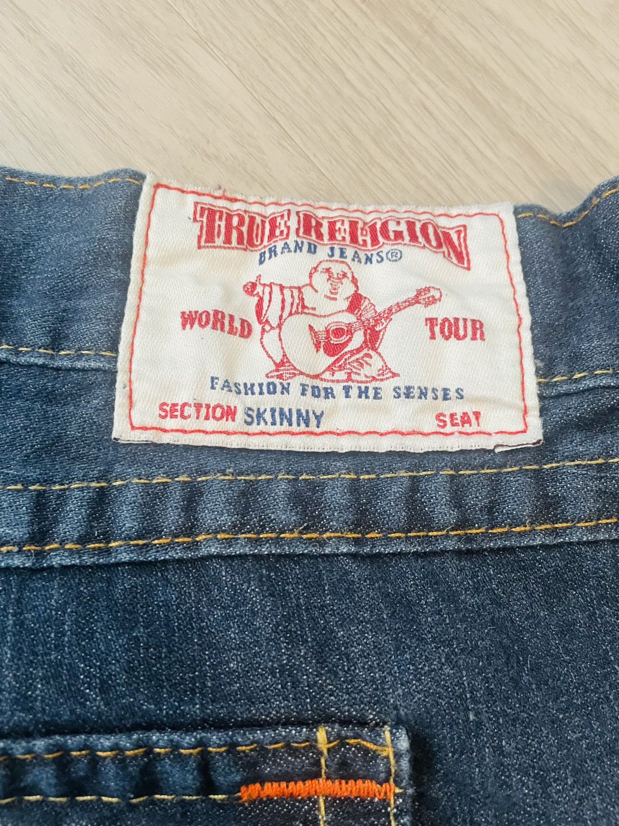 True Religion True Religion Jeans Relaxed Skinny Flap MENS SZ 46X33 Size US 44 / EU 60 - 13 Thumbnail