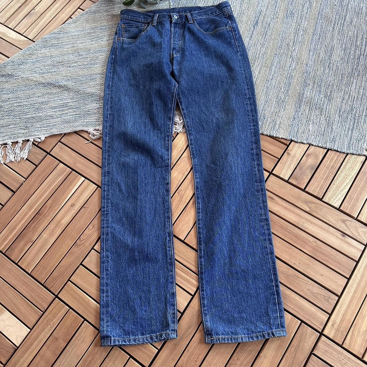 Levi's Vintage Y2K Levis Blue Denim Pants Trousers Size US 32 / EU 48 - 4 Thumbnail
