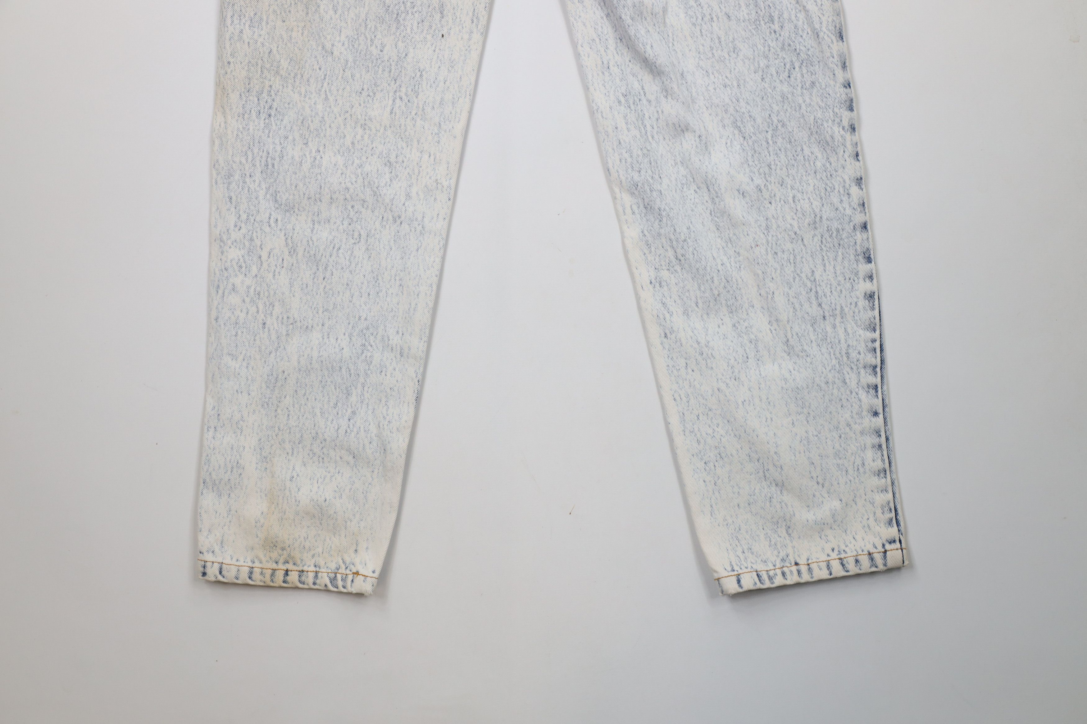 Vintage Vintage 90s Streetwear Acid Wash Embroidered Flower Jeans Size 38" / US 16 / IT 52 - 15 Thumbnail