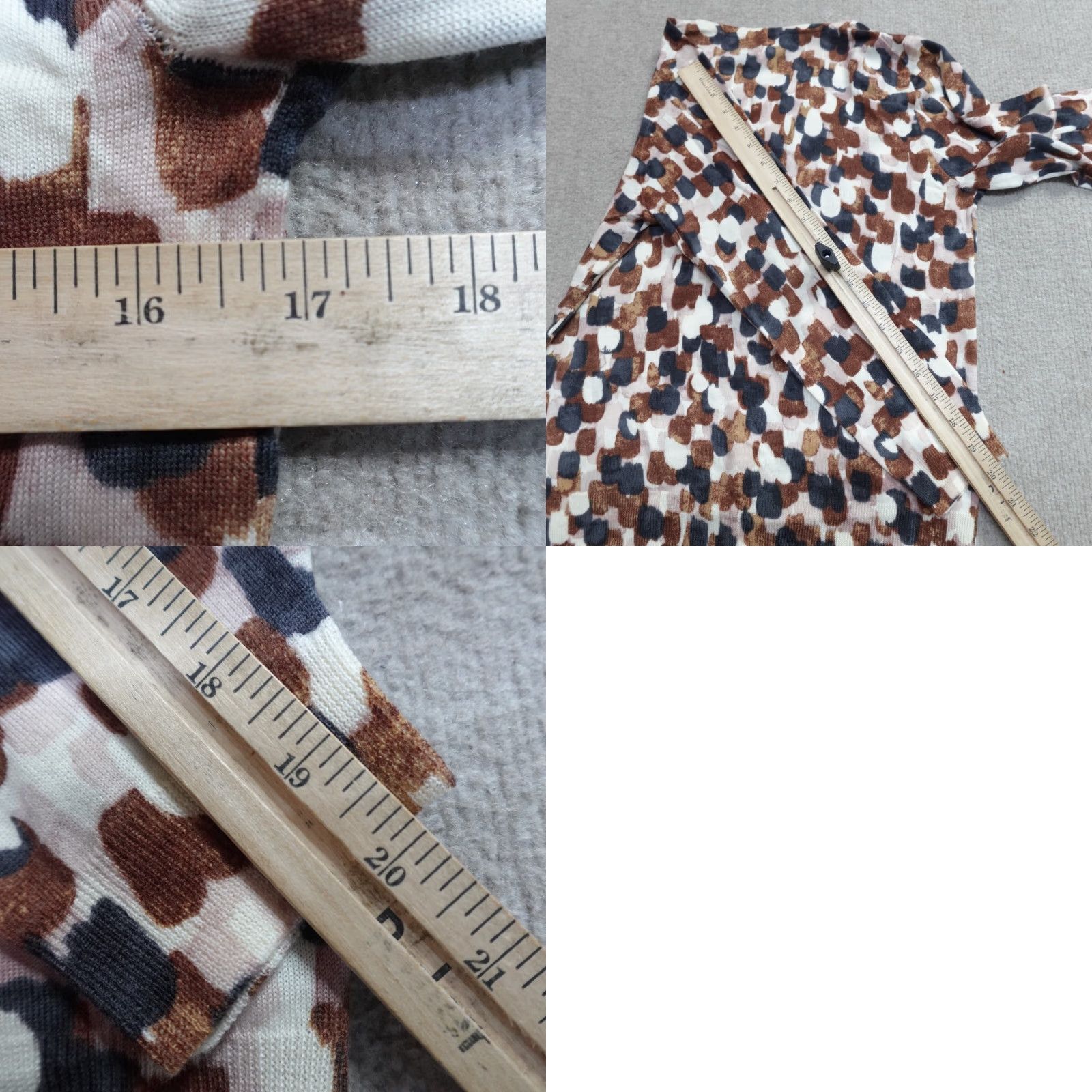 J.Crew J.Crew Womens Sweater Cardigan Brown Wool S Merino Long Sleeve Knit Mens? Size S / US 4 / IT 40 - 8 Thumbnail