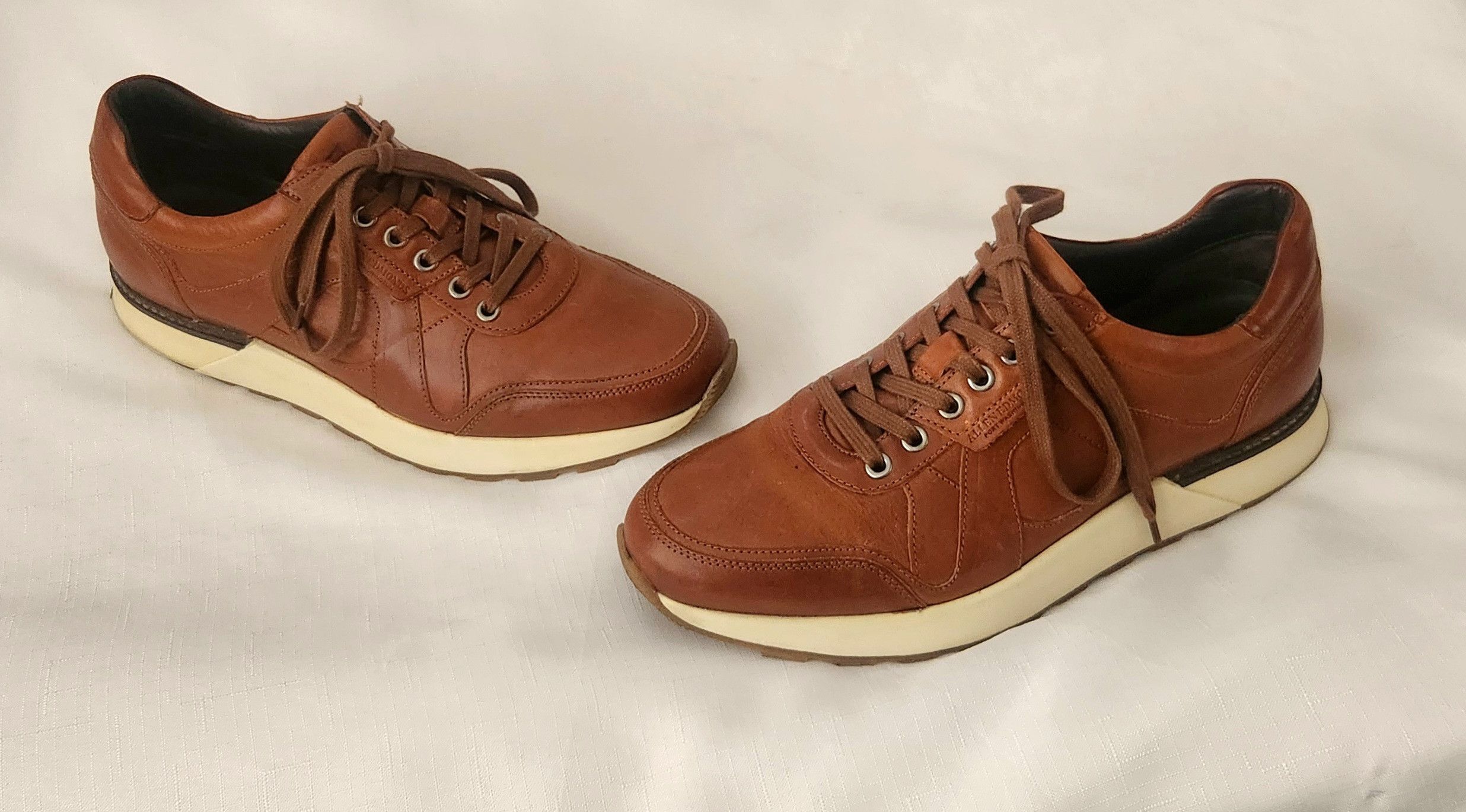 Allen Edmonds Allen Edmonds "A-TRAINER" Lace Up Leather Sneakers 9.5 D Size US 9.5 / EU 42-43 - 2 Thumbnail