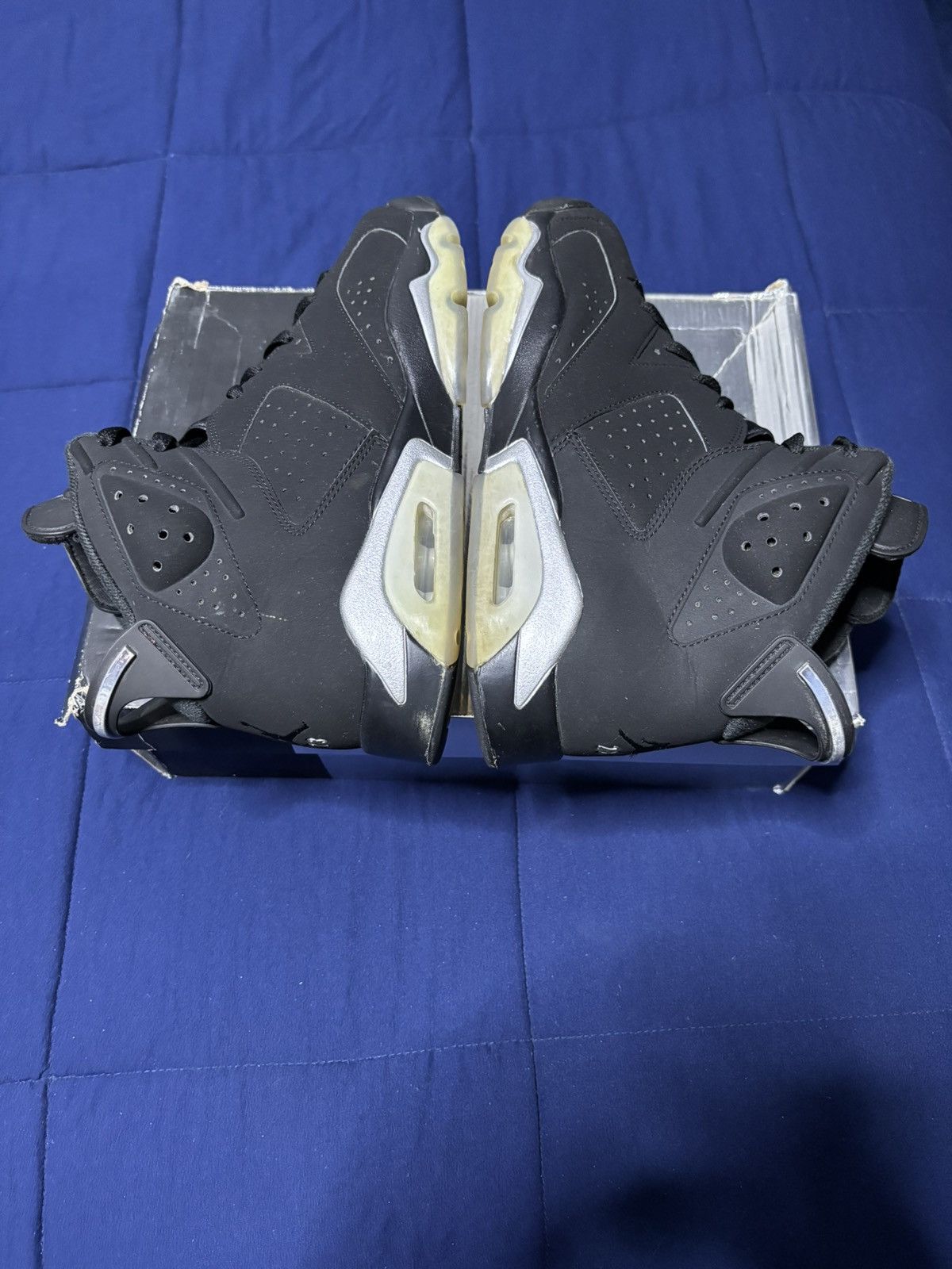 Jordan Brand Jordan 6 Retro Chrome 2022 Size 11.5 Size US 11.5 / EU 44-45 - 3 Thumbnail