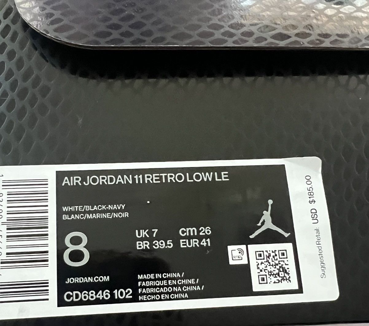 Jordan Brand Nike Air Jordan 11 Retro Low LE (GS) Size US 8 / EU 41 - 11 Thumbnail