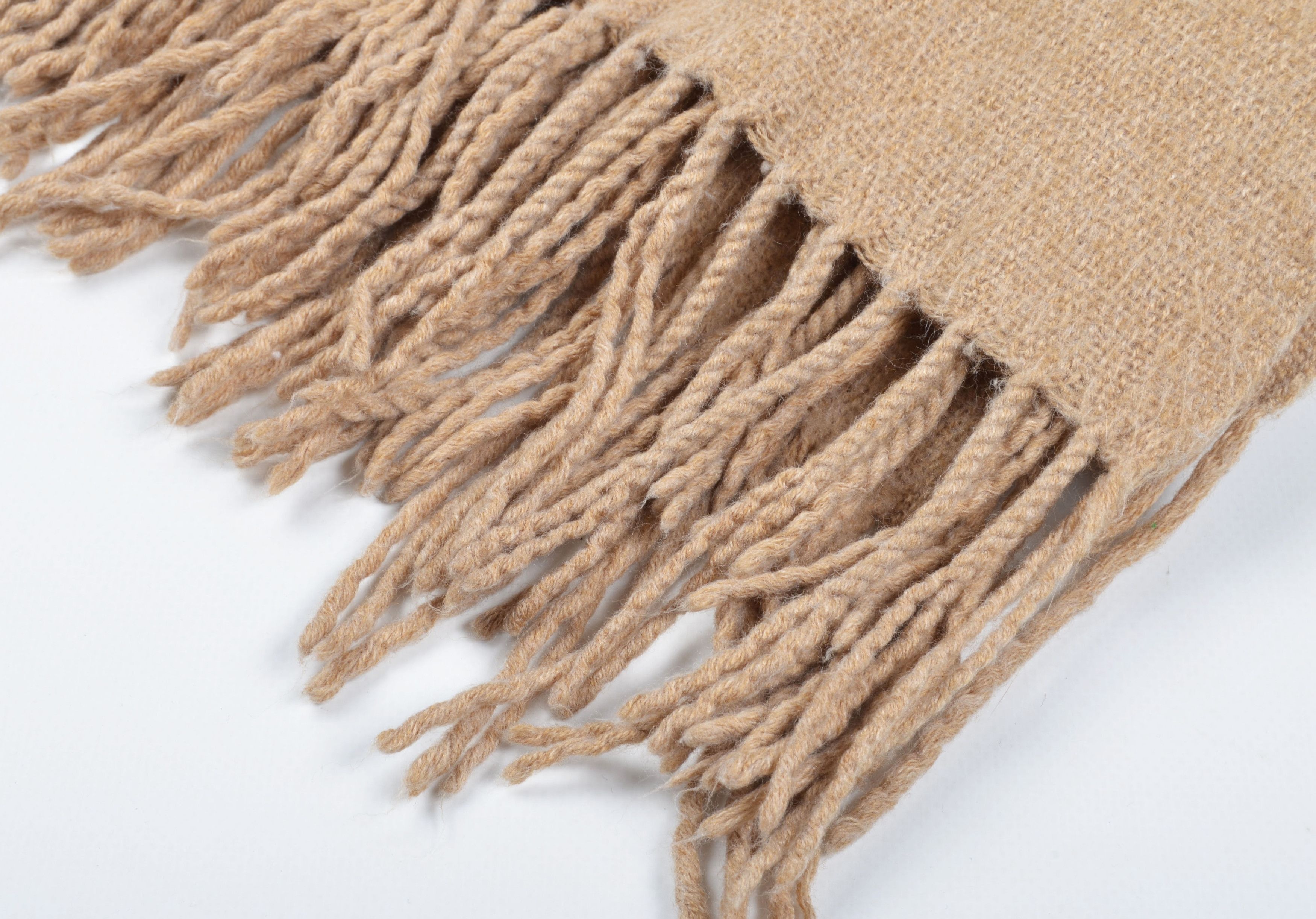 Acne Studios Acne Studios 100% Virgin Wool Beige Big Scarf Size ONE SIZE - 3 Thumbnail