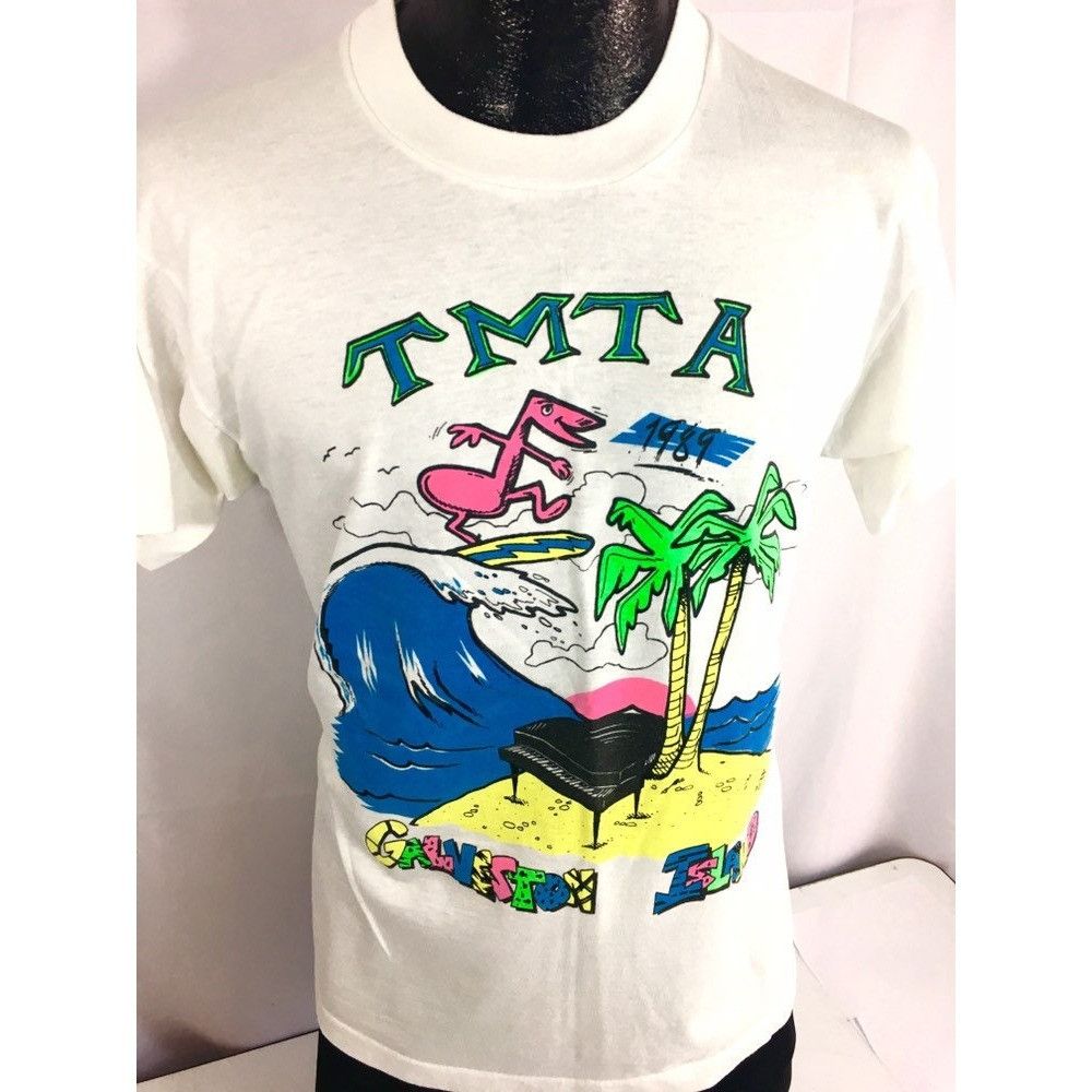 Other 80's TMTA Galveston Island 1989 NEON Piano Bar T Shirt Size US L / EU 52-54 / 3 - 1 Thumbnail
