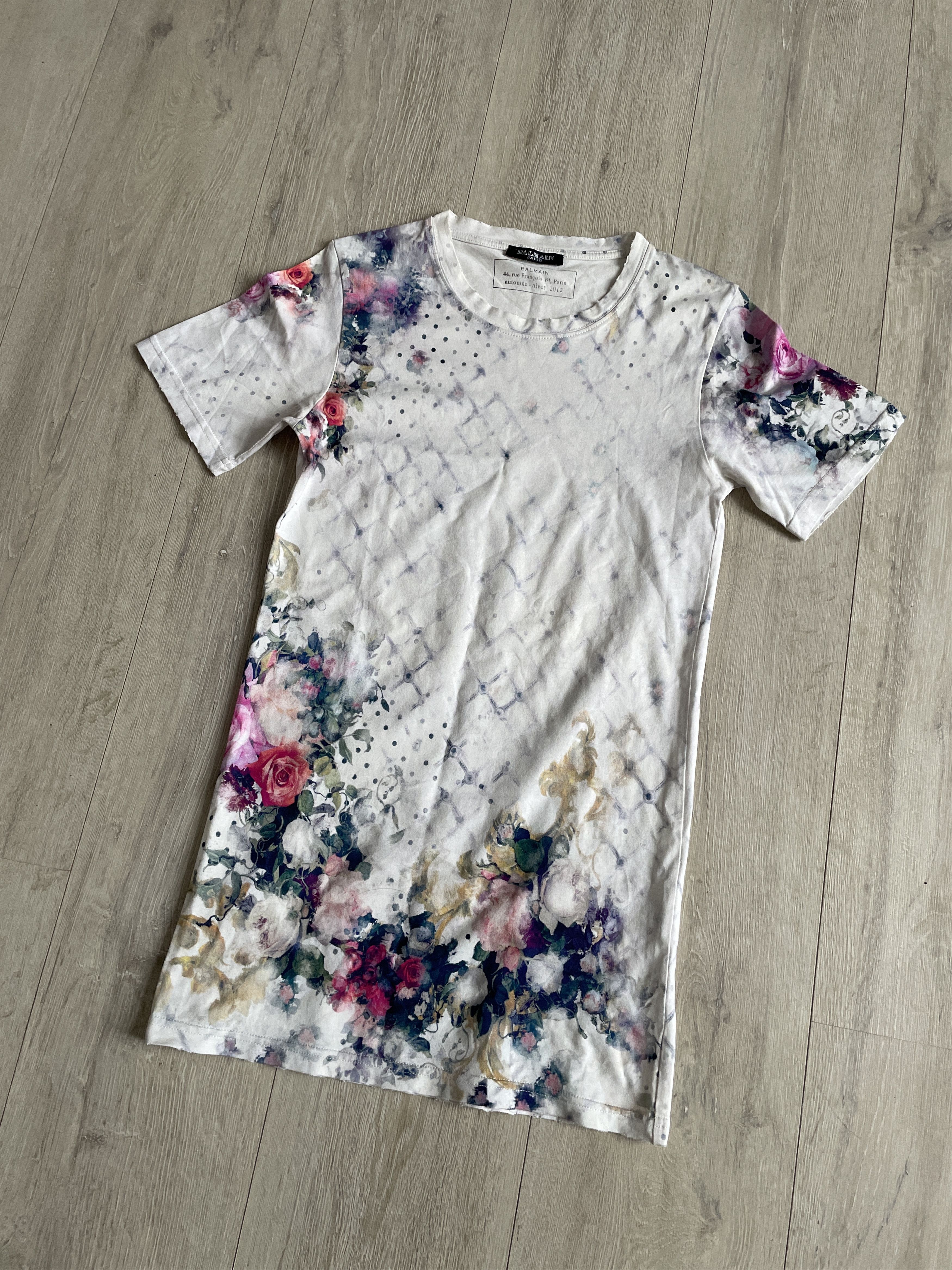 Balmain Balmain AW12 t-shirt by Oliver Rousteing Size US S / EU 44-46 / 1 - 2 Thumbnail