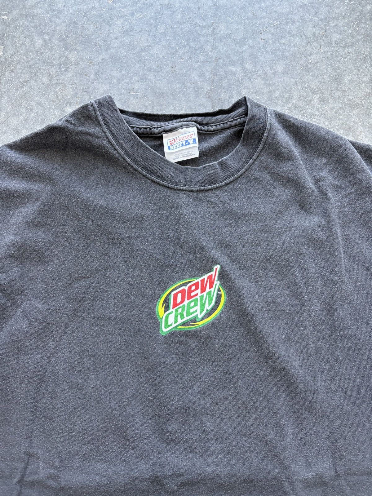 Vintage Vintage 90s Mountain Dew Crew Graphic Tee Size US XL / EU 56 / 4 - 2 Thumbnail