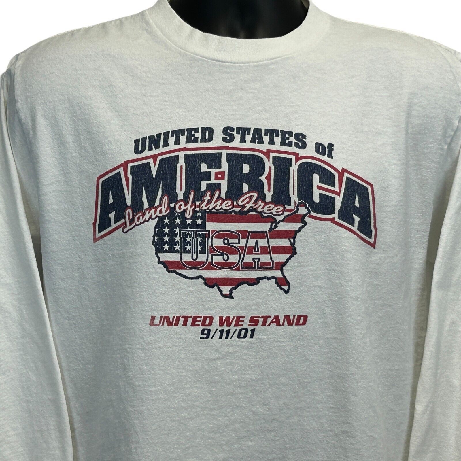 Delta Vintage Y2Ks United We Stand 9-11-01 T Shirt M Medium Size US M / EU 48-50 / 2 - 1 Thumbnail