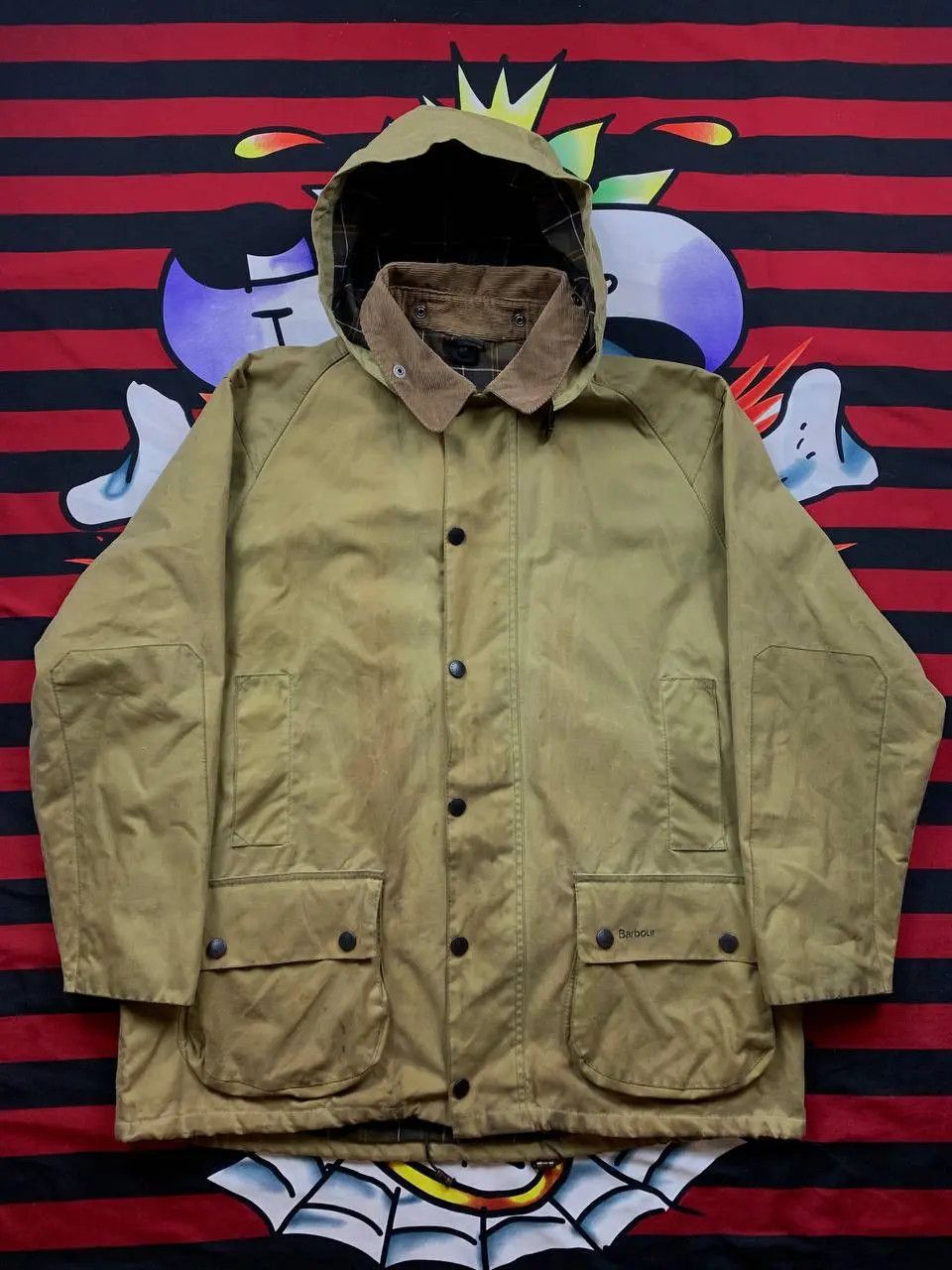 Barbour Barbour Beaufort Sporting waxed jacket in beige Size C48/122 Size US XL / EU 56 / 4 - 1 Thumbnail