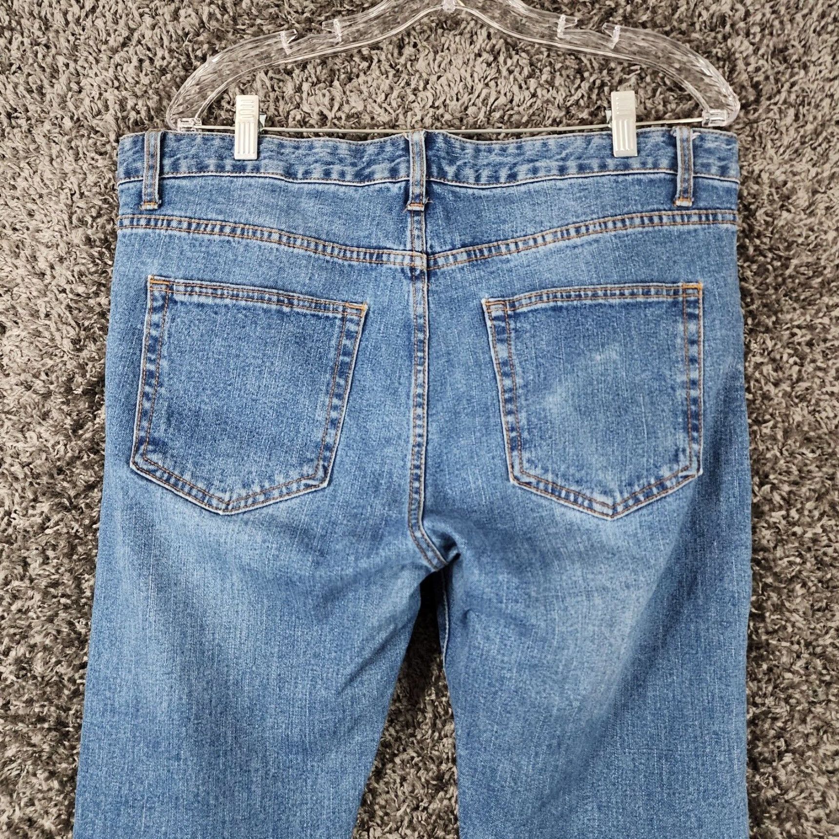Fashion Nova Fashion Nova Mens Slim Fit Straight Leg Blue Jeans Size 36x33 Size US 36 / EU 52 - 7 Thumbnail