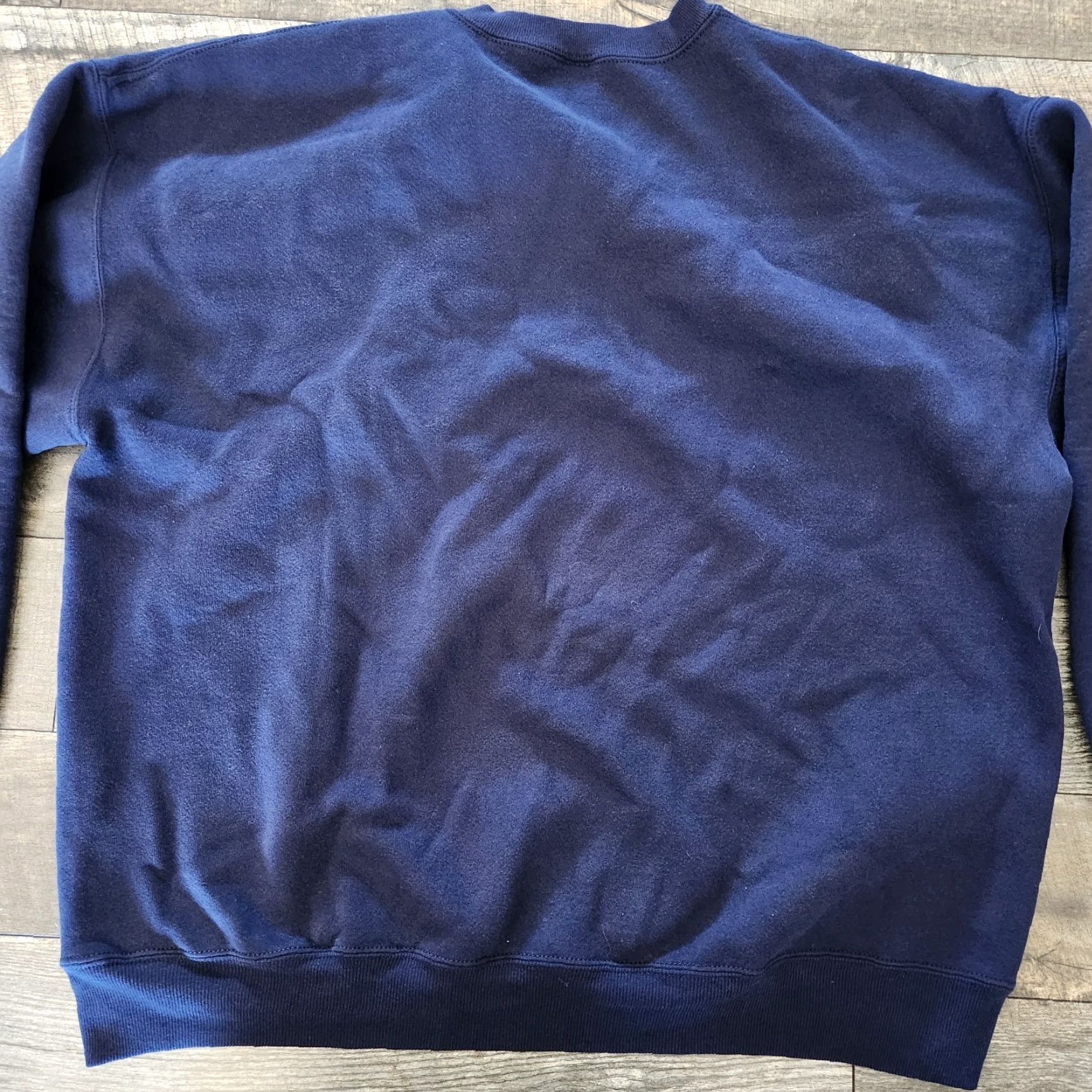 Jerzees VINTAGE Jerzees Sweatshirt Mens 2XL Navy Crewneck Pullover Made In USA Sweatshirt Regular Long Sleeve Crew Neck Cotton Sweatshirt All Seasons 90s Mens Size US XXL / EU 58 / 5 - 6 Thumbnail