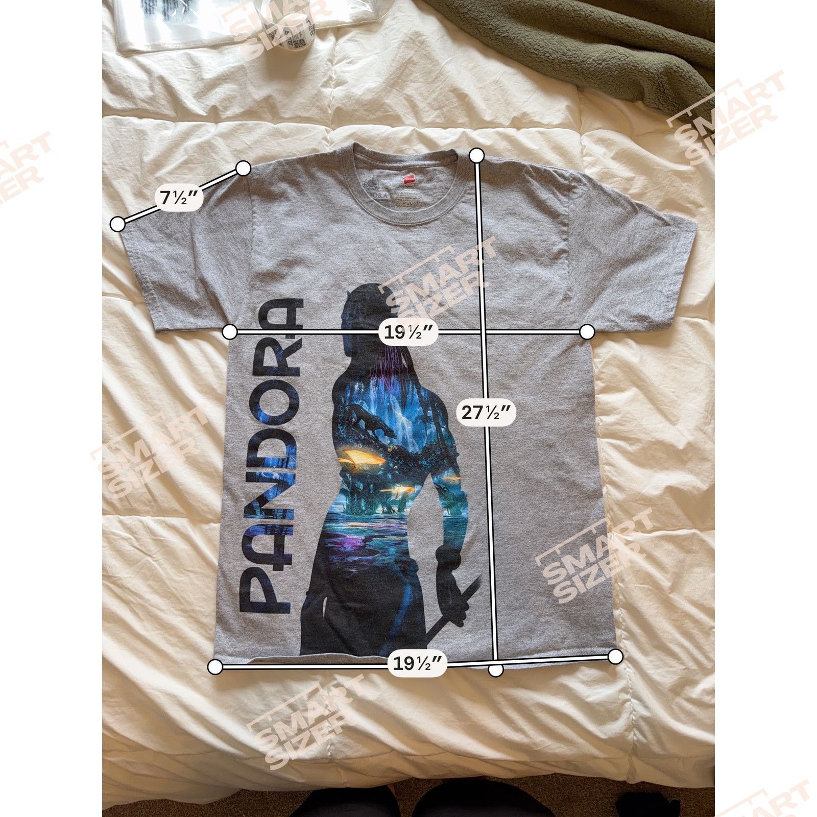 Disney Disney Pandora Avatar T Shirt Mens L Gray Animal Kingdom Size US L / EU 52-54 / 3 - 5 Thumbnail