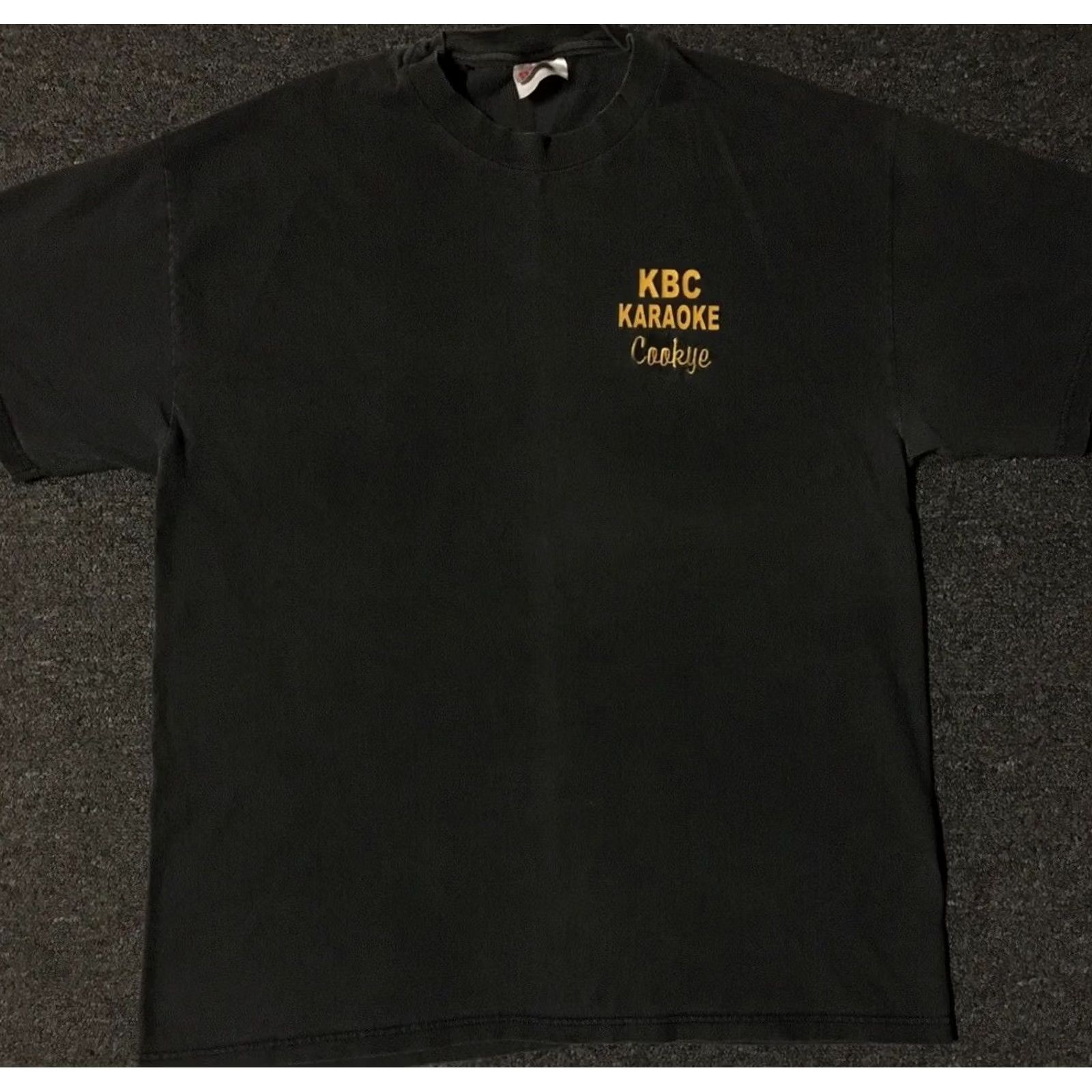 Vintage VINTAGE KBC Karaoke DJ Faded Shirt M Black Concert Shirt Mens T-Shirt 90s Grunge Trucker Motorcycle Art RocknBiker Music USA California Band Size US M / EU 48-50 / 2 - 2 Thumbnail