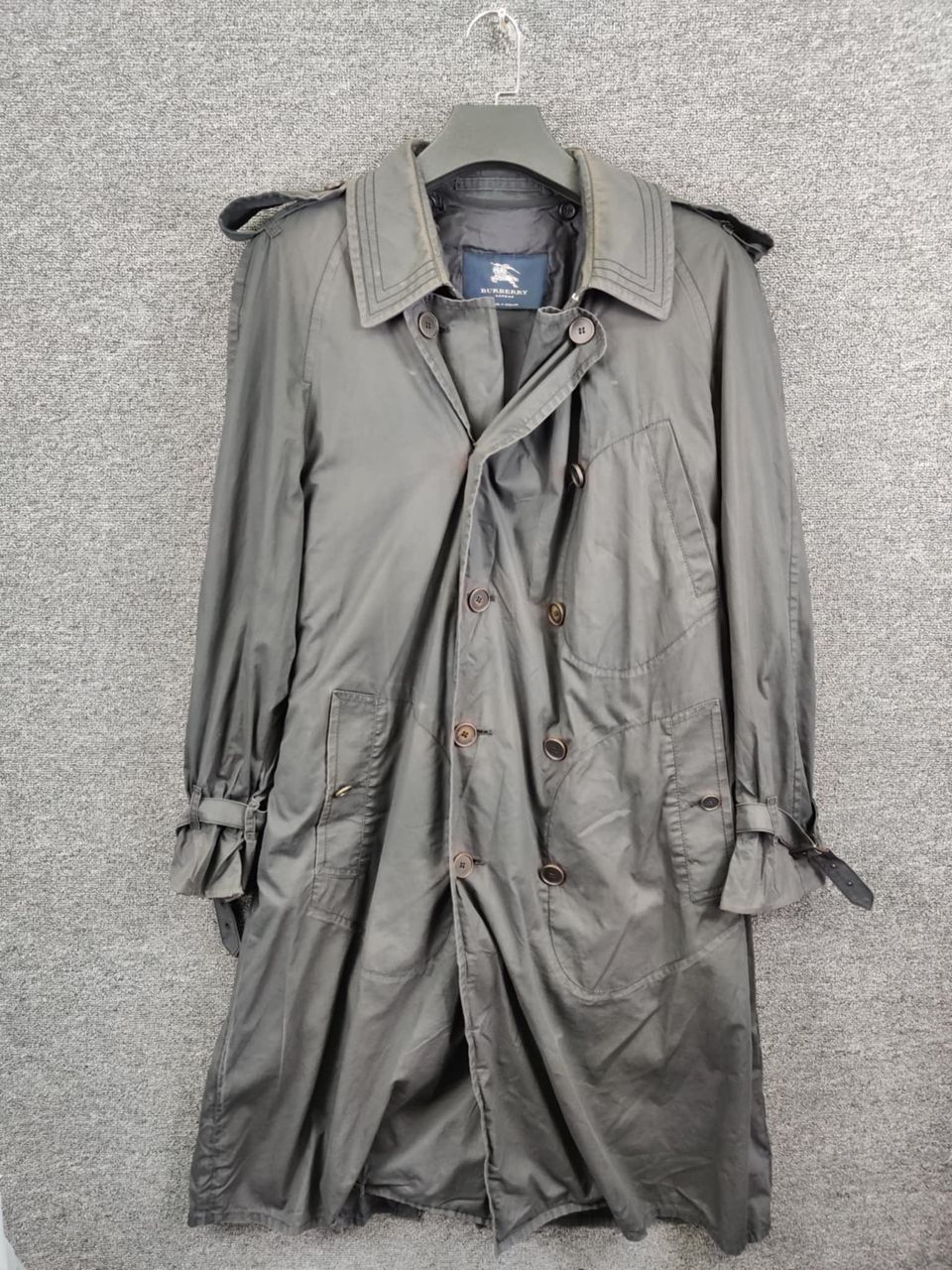 Burberry Vintage Burberry Double Breasted Trench Coat With Belted Size US L / EU 52-54 / 3 - 1 Thumbnail