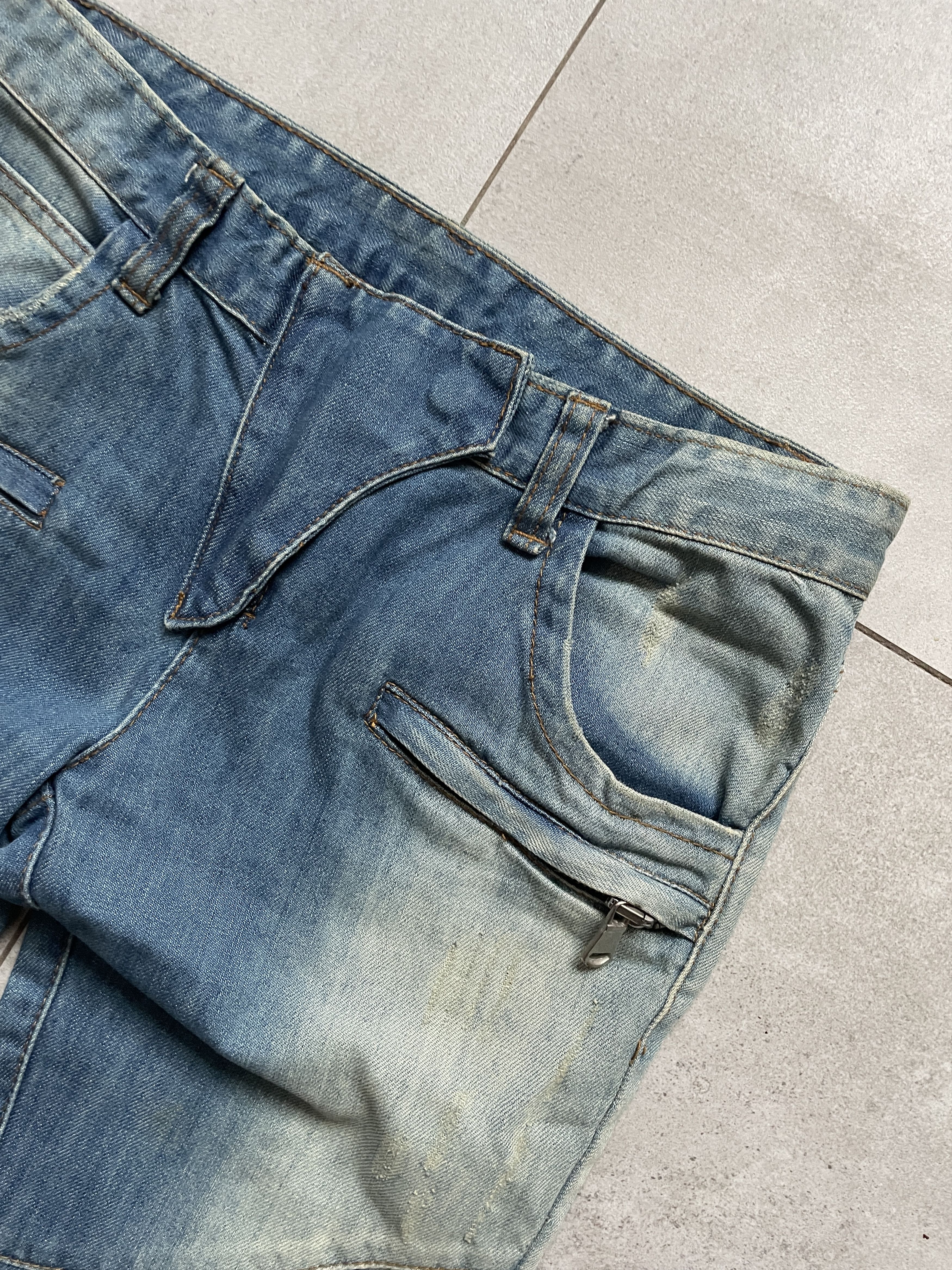 Balmain BALMAIN TYPE DIRT WASHED BIKER SLIM FIT SKINNY JEANS Size US 30 / EU 46 - 4 Thumbnail