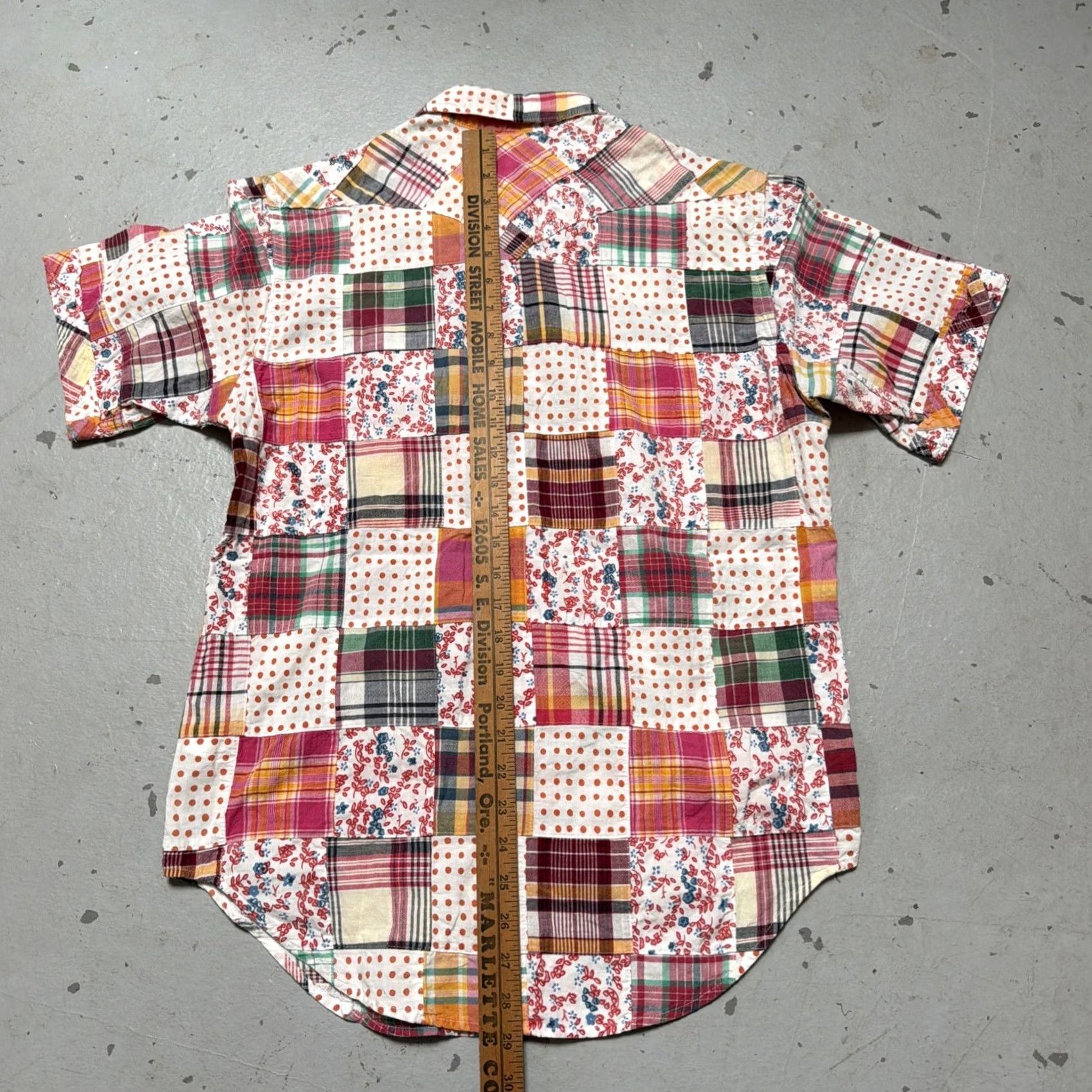 Engineered Garments Engineered Garments Patchwork Button Shirt M - Multicolor Western Style Size US M / EU 48-50 / 2 - 5 Thumbnail