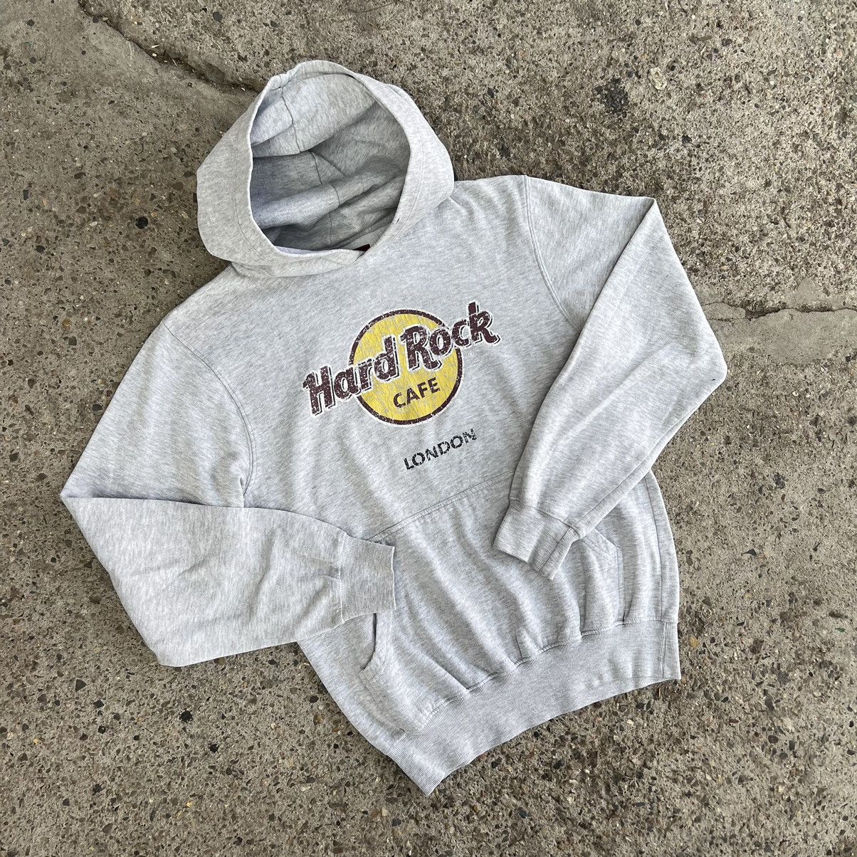 Hard Rock Cafe × Vintage Vintage Hard Rock Cafe London Hoodie Big Central Logo Y2K Size US M / EU 48-50 / 2 - 2 Thumbnail